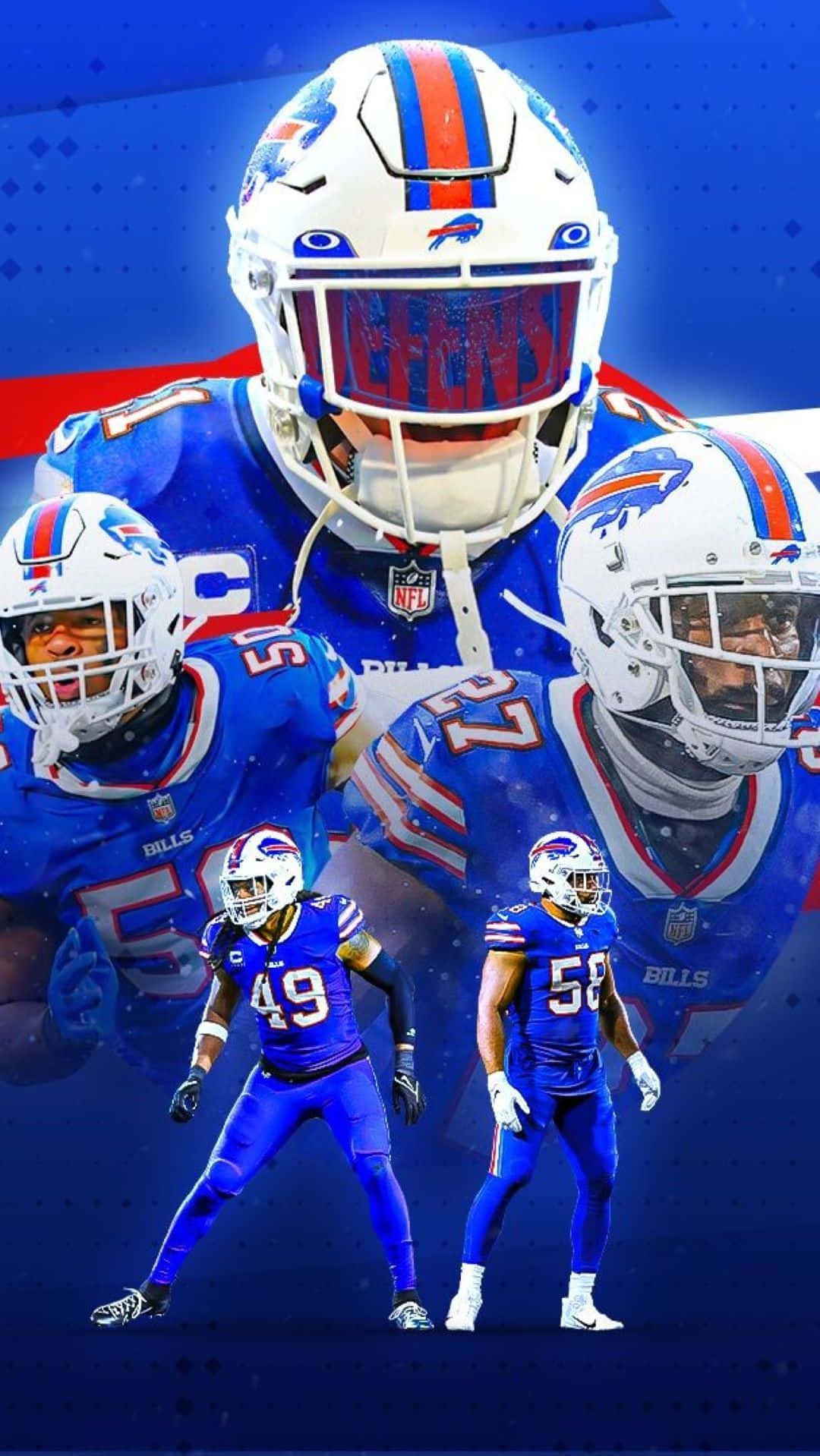 Buffalo Bills Defensei Phone Wallpaper