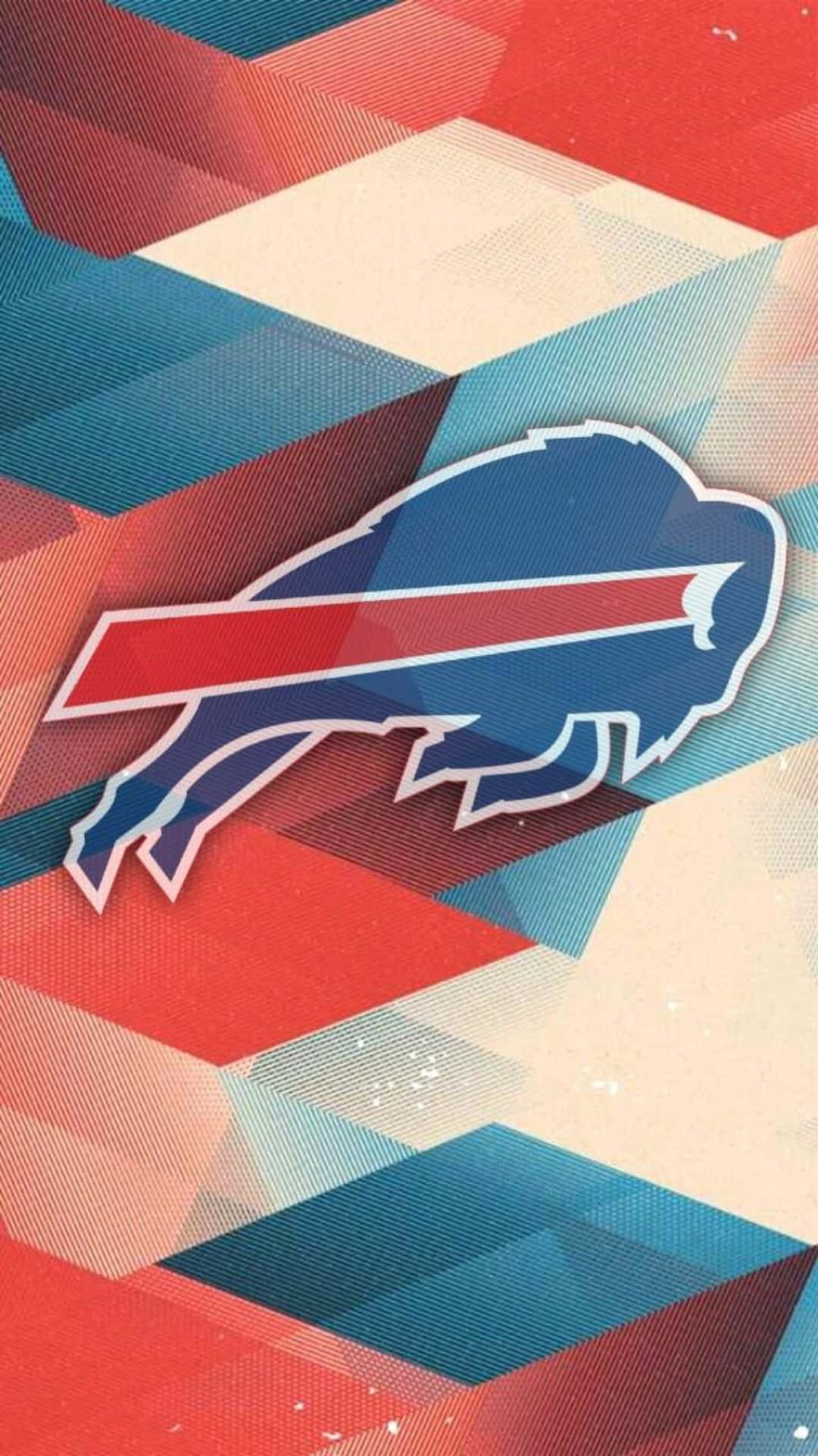 Buffalo Bills Geometric Backgroundi Phone Wallpaper Background