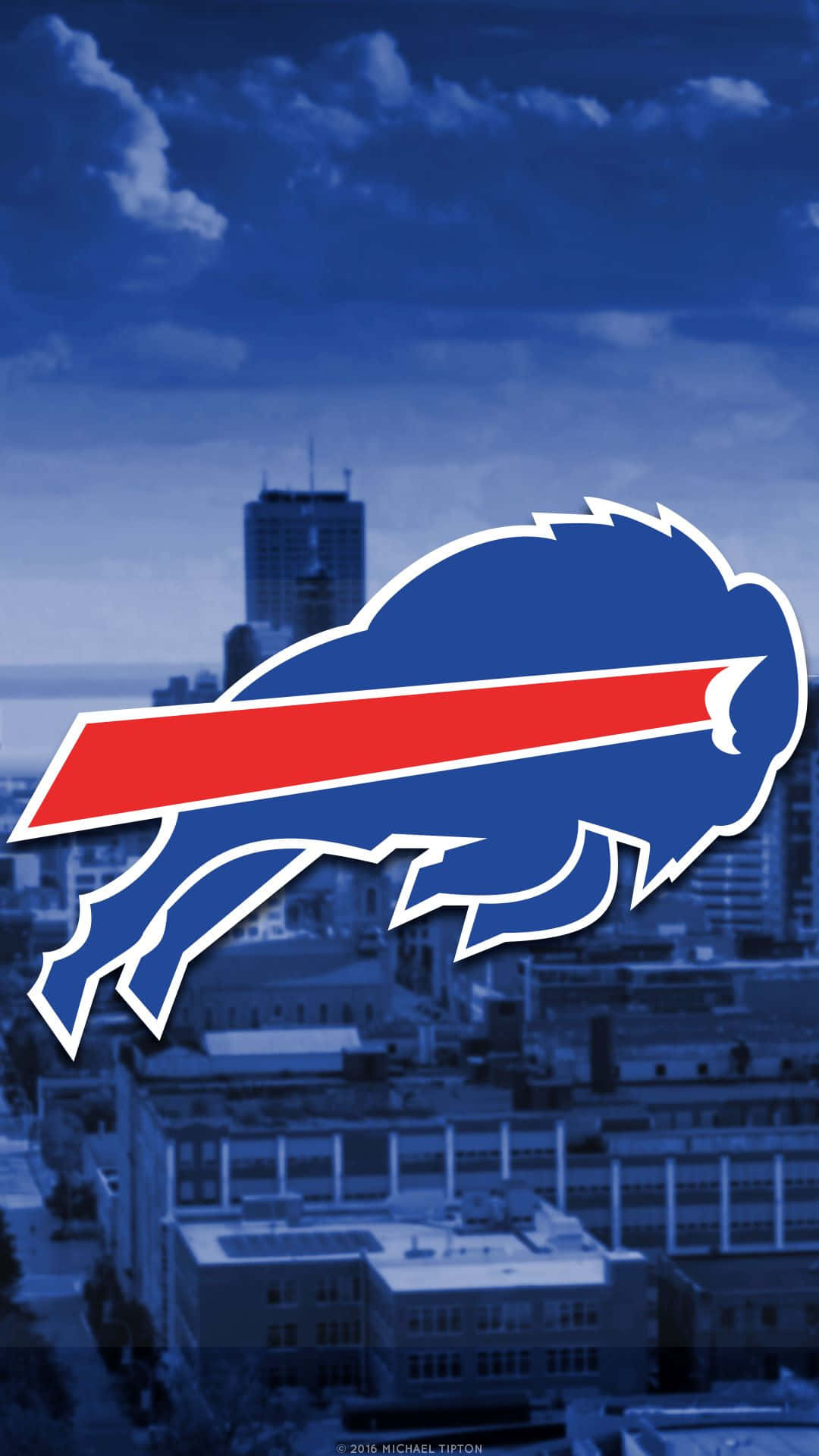 Buffalo Bills Logo City Backgroundi Phone Wallpaper Background