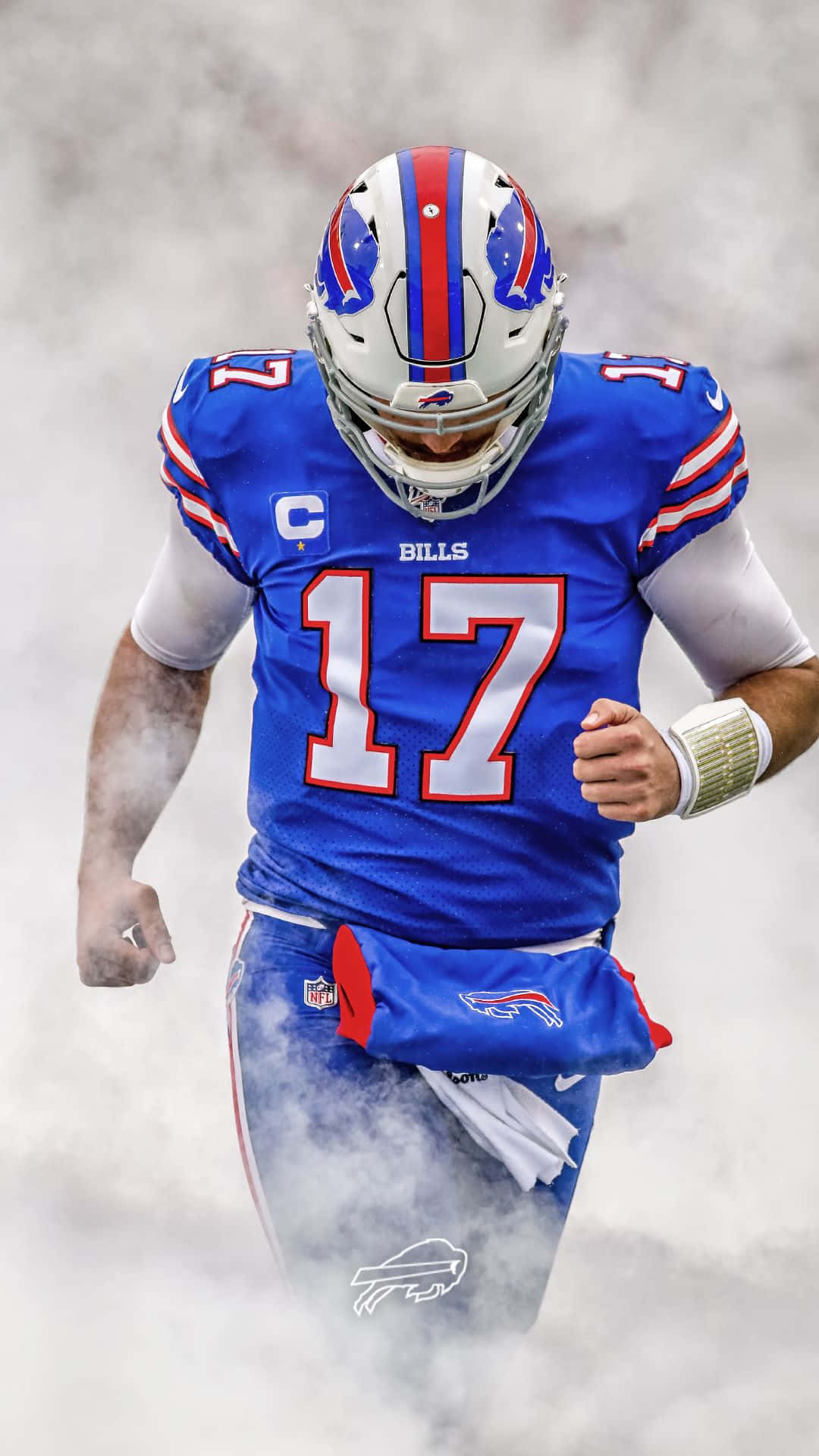 Buffalo Bills Number17 Player In Action Background