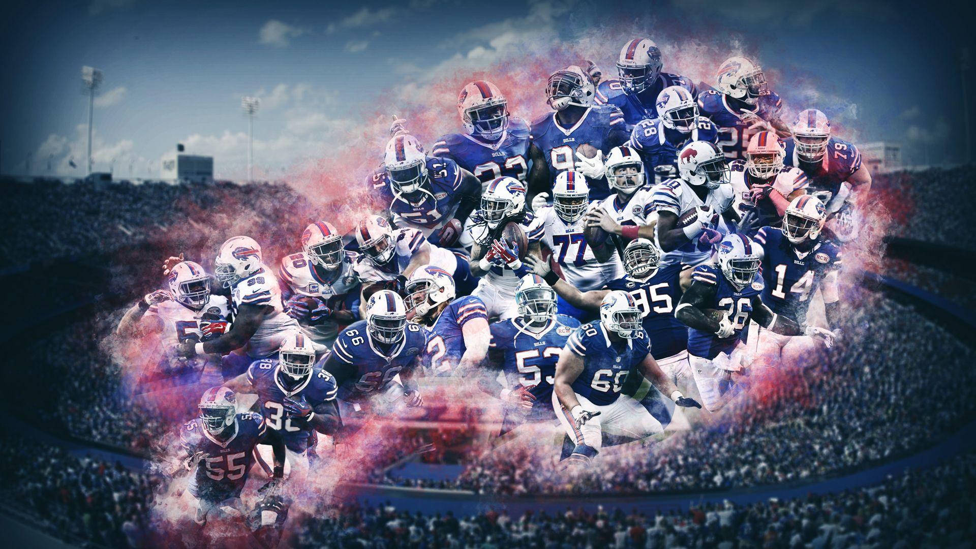 Buffalo Bills Team Roster Background