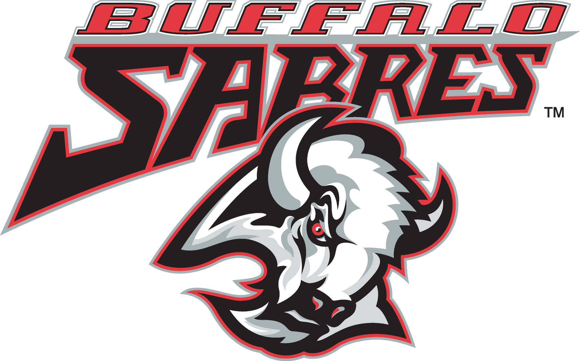 Buffalo Sabres Red Black Background