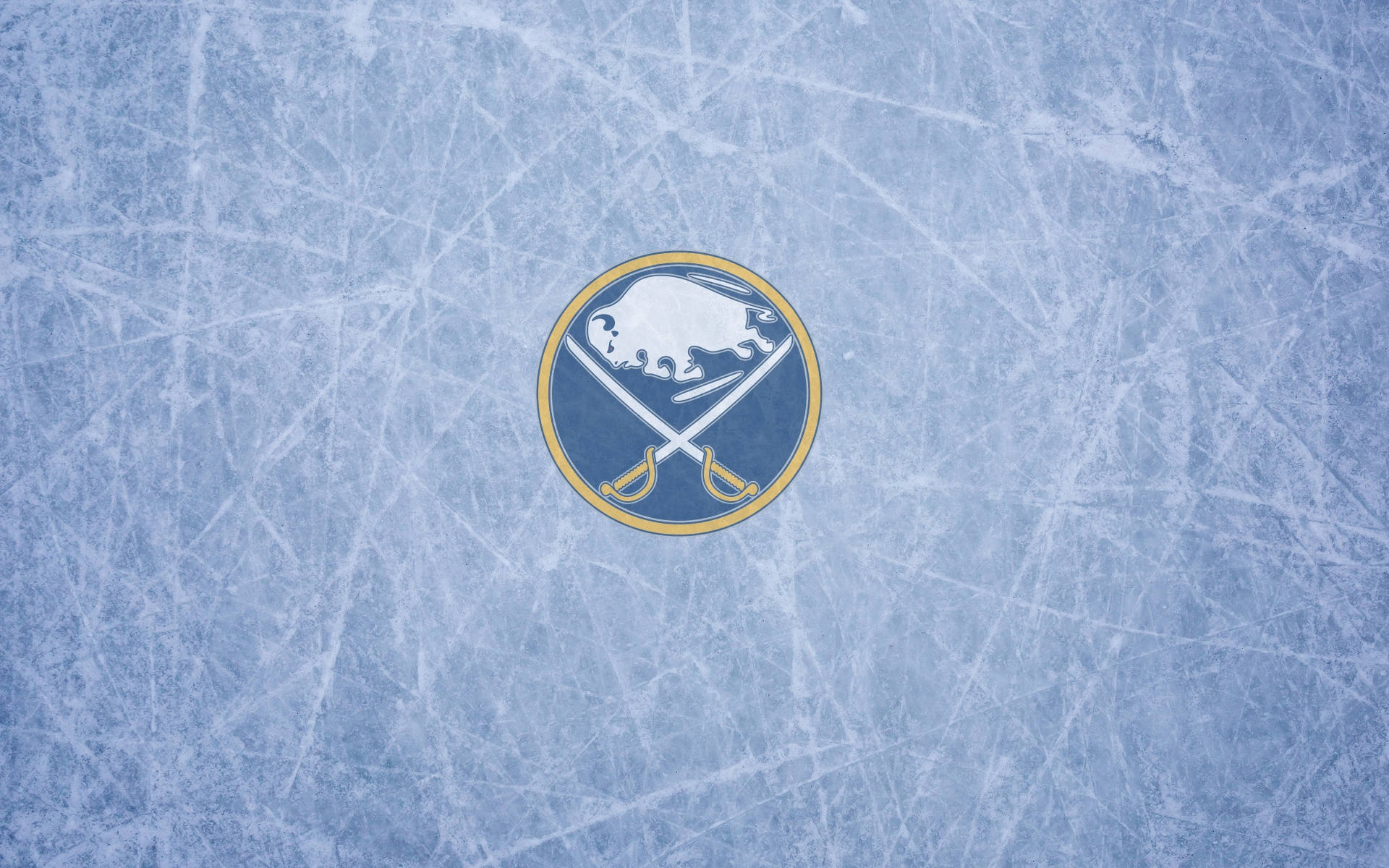 Buffalo Sabres Scratched Gray Background