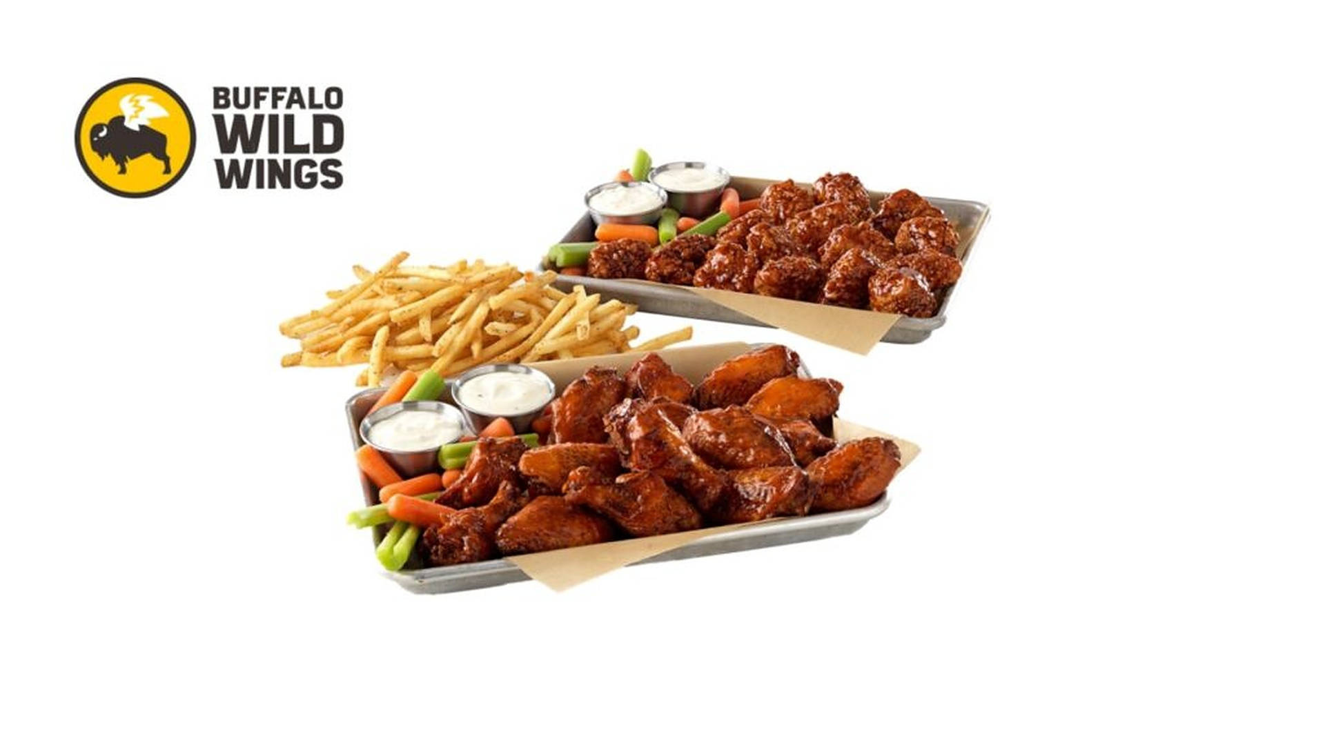 Buffalo Wild Wings Chicken And Fries Background