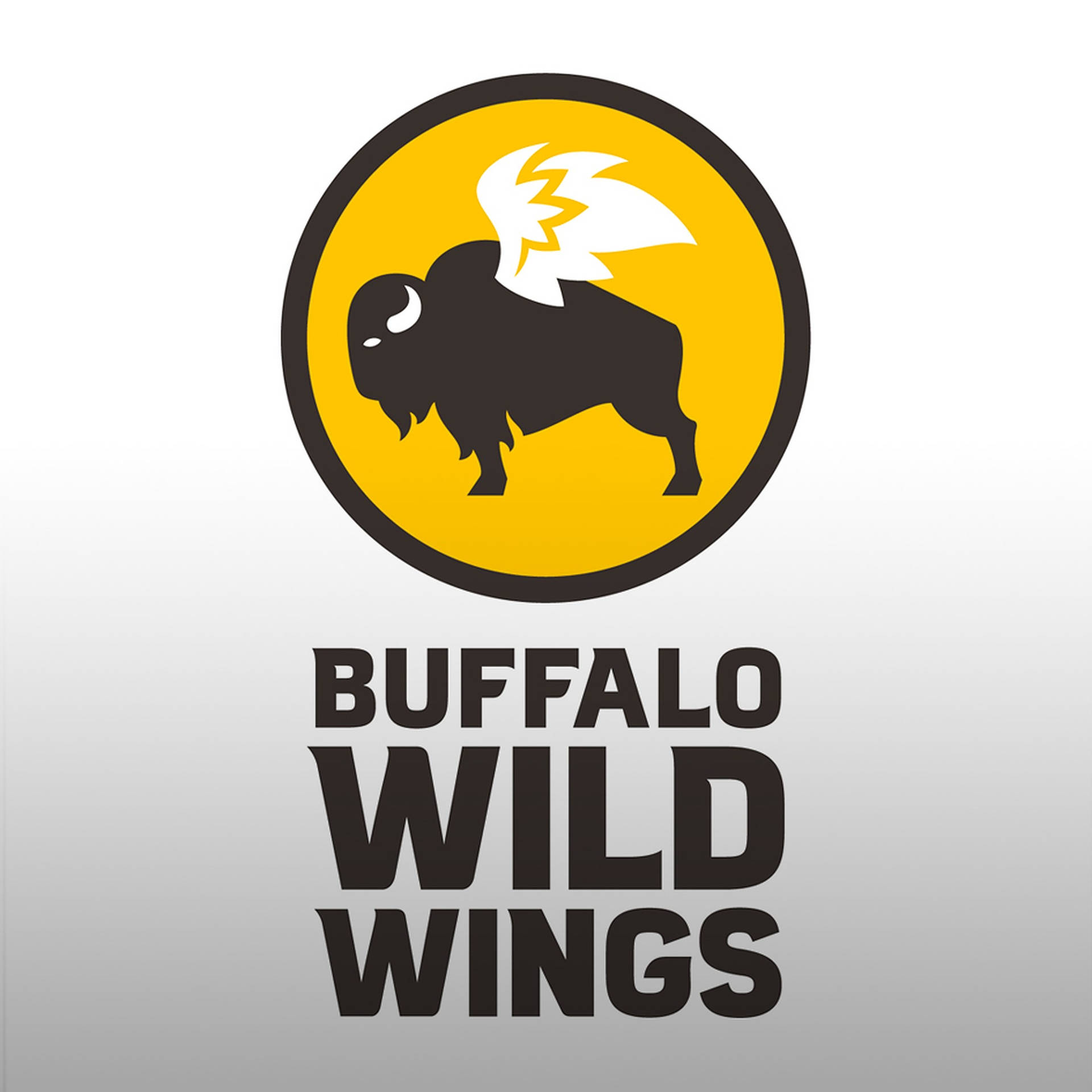 Buffalo Wild Wings Gray Gradient Background