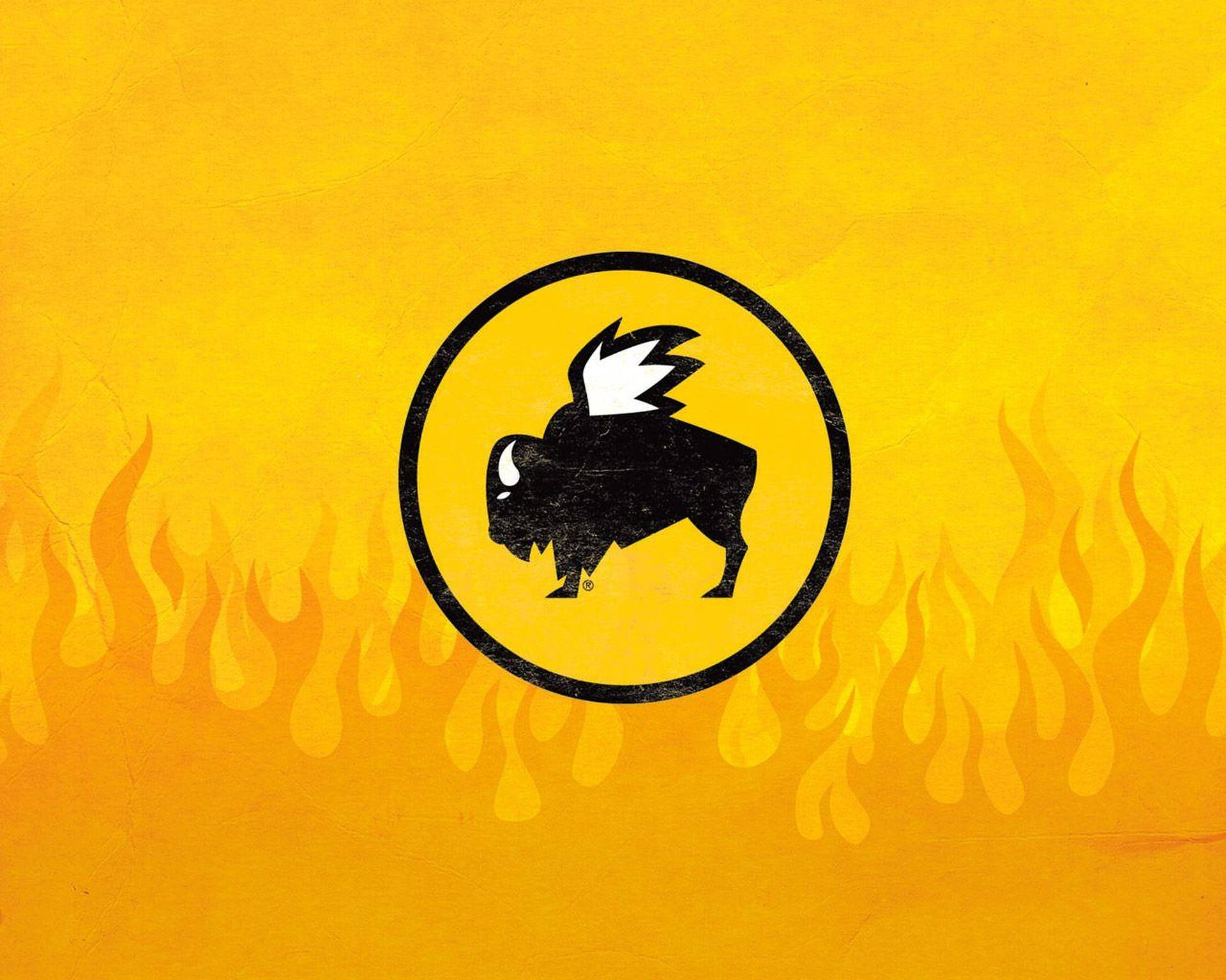 Buffalo Wild Wings In Flames Background