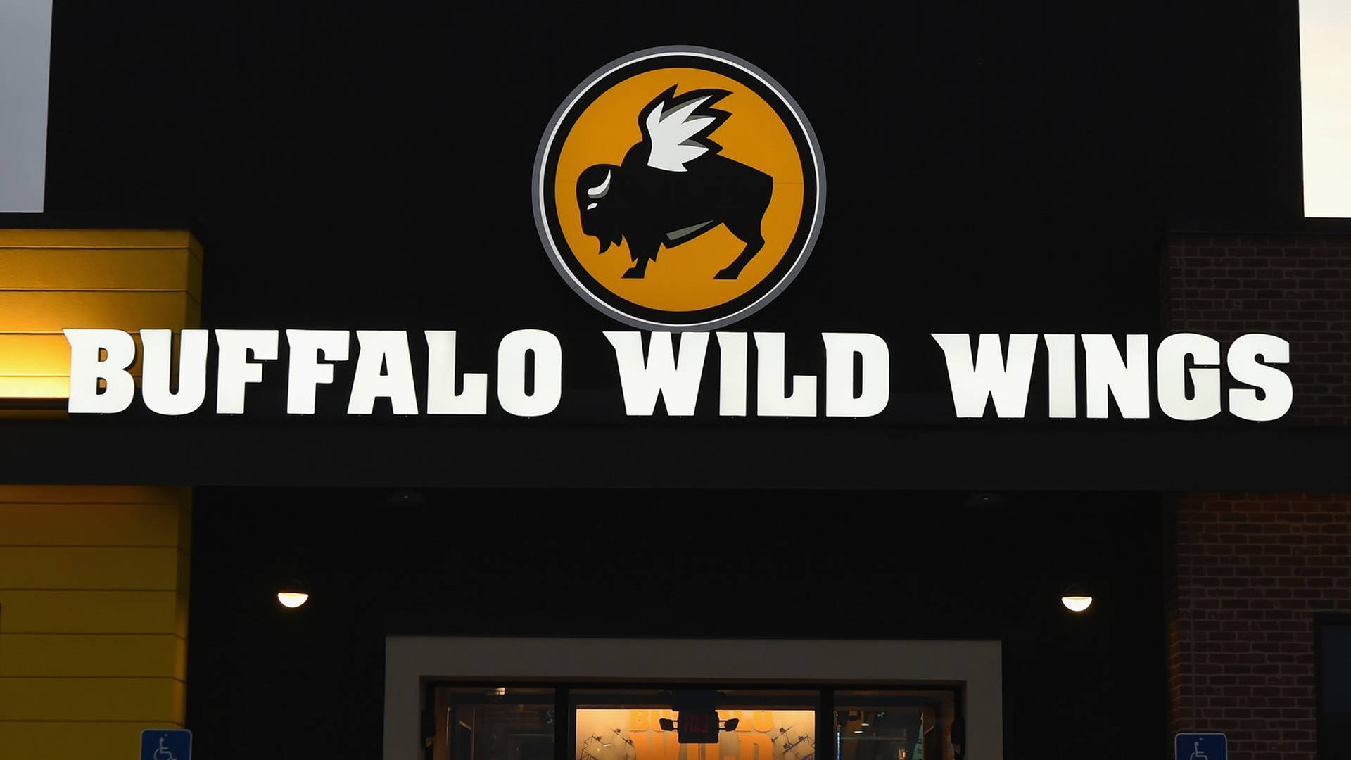 Buffalo Wild Wings Restaurant Logo Background