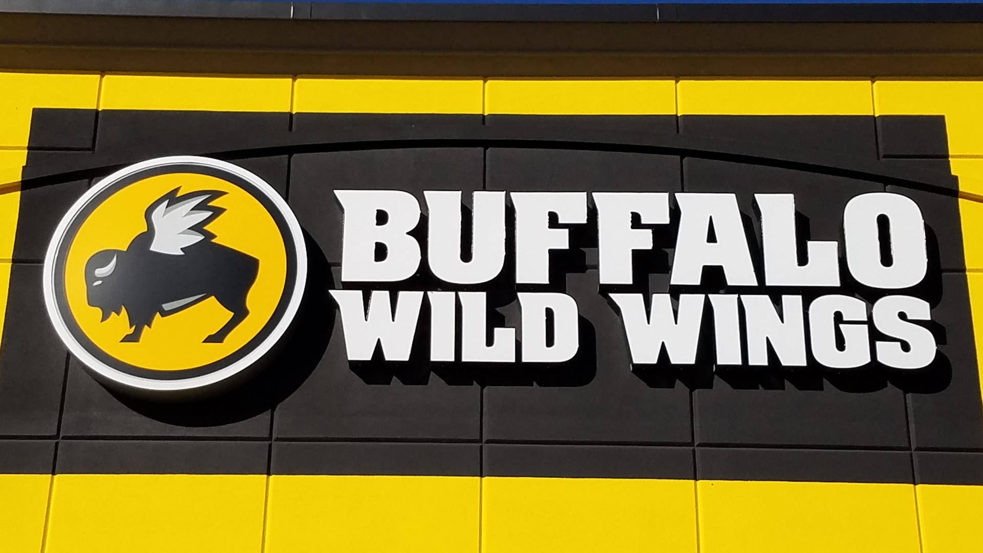 Buffalo Wild Wings Restaurant Signage Background