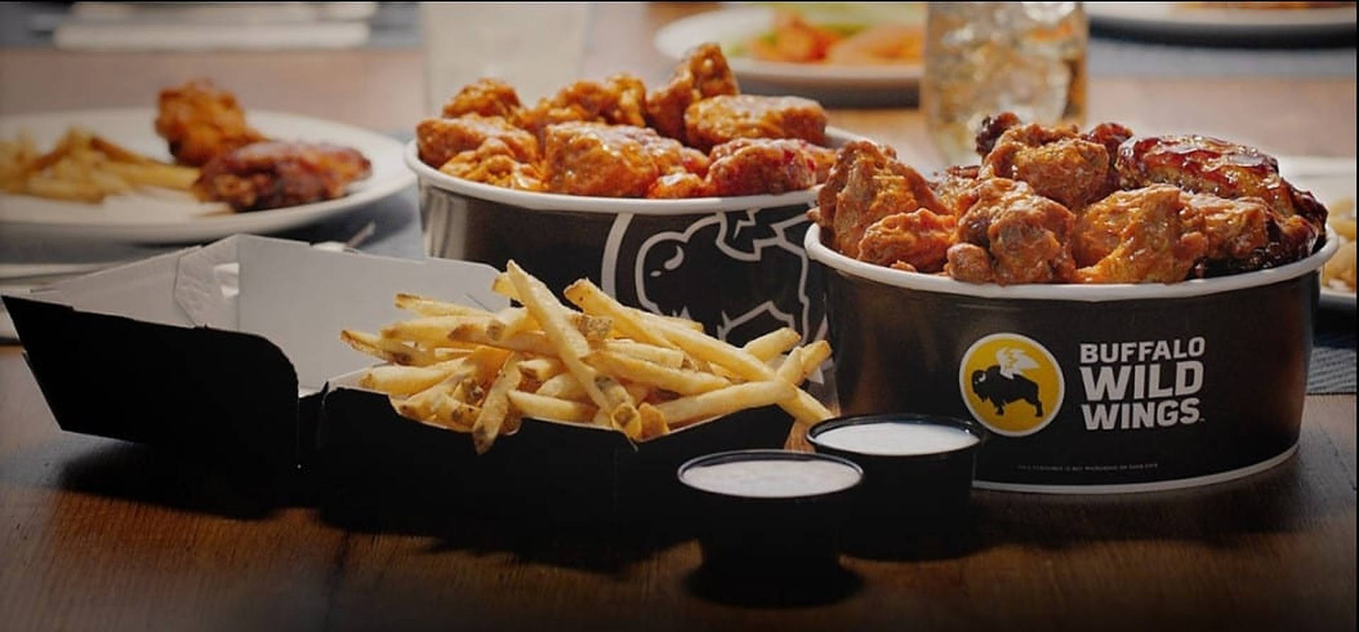 Buffalo Wild Wings With Fries