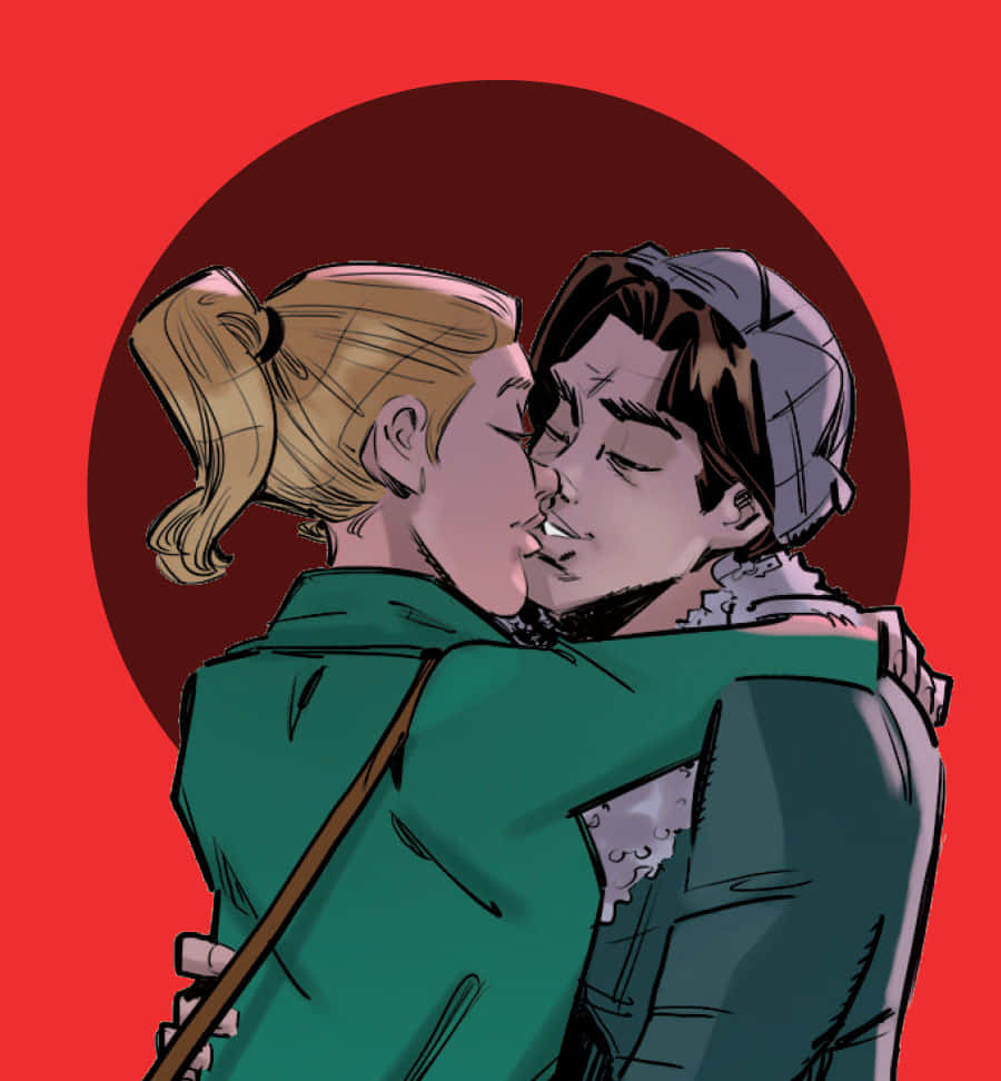 Bughead Animated Kiss Background