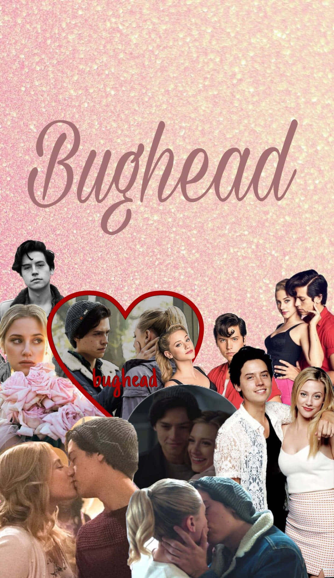 Bughead Collage Fan Art Background