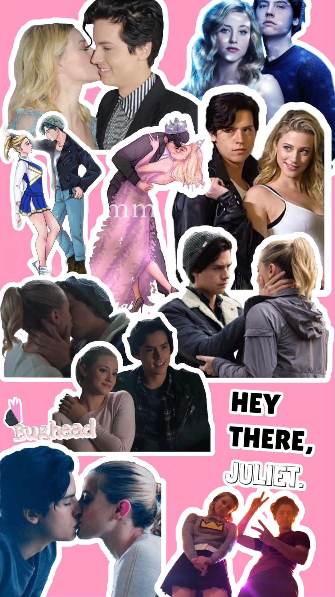 Bughead Collage Riverdale Love Story Background