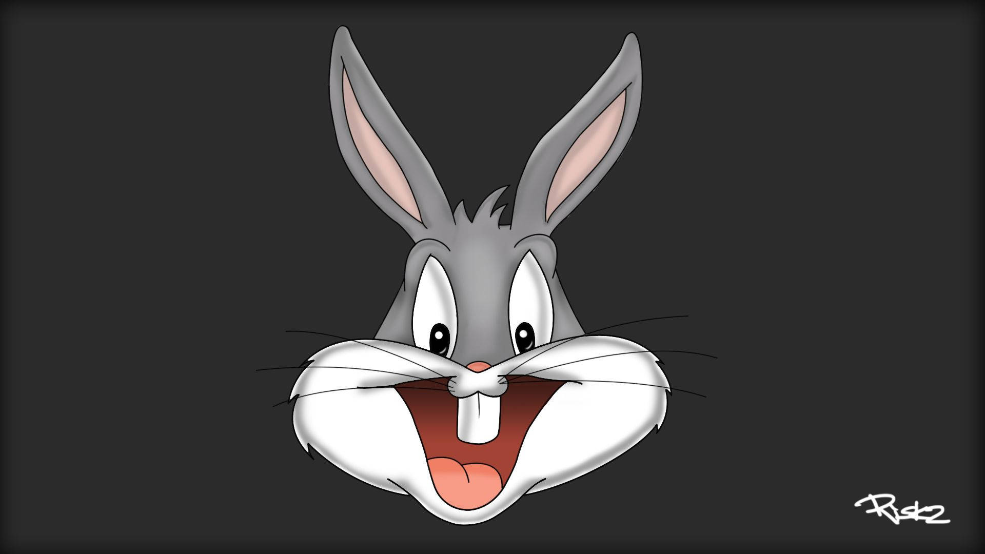 Bugs Bunny Close-up Shot Background