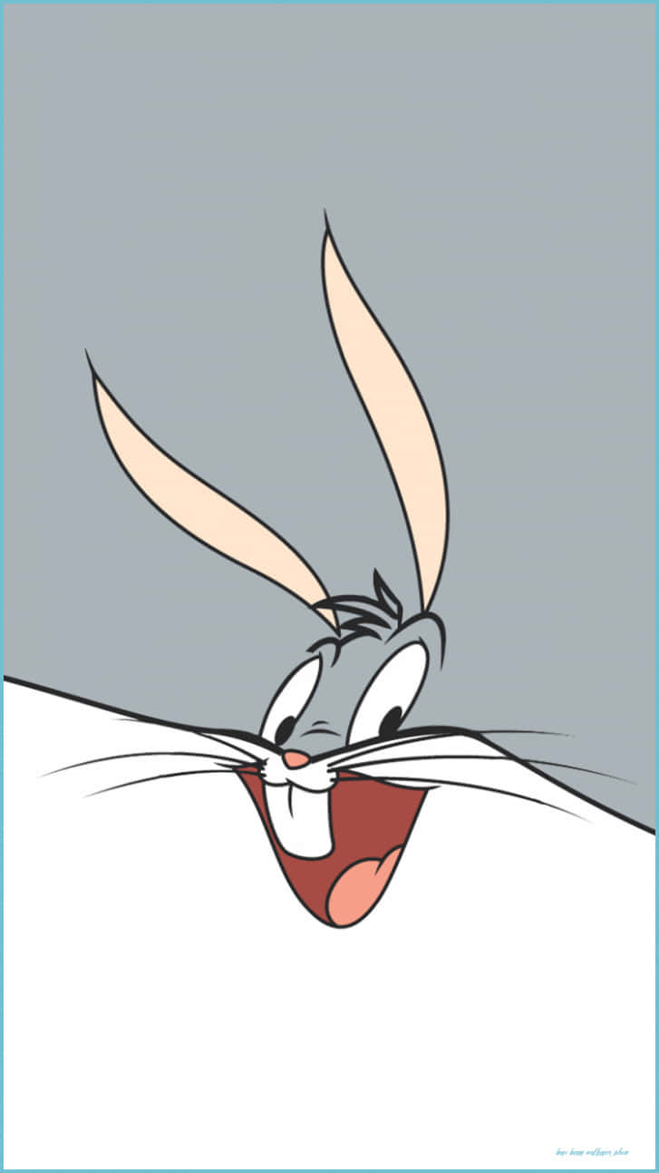 Bugs Bunny Is Having A Blast On His Iphone! Background