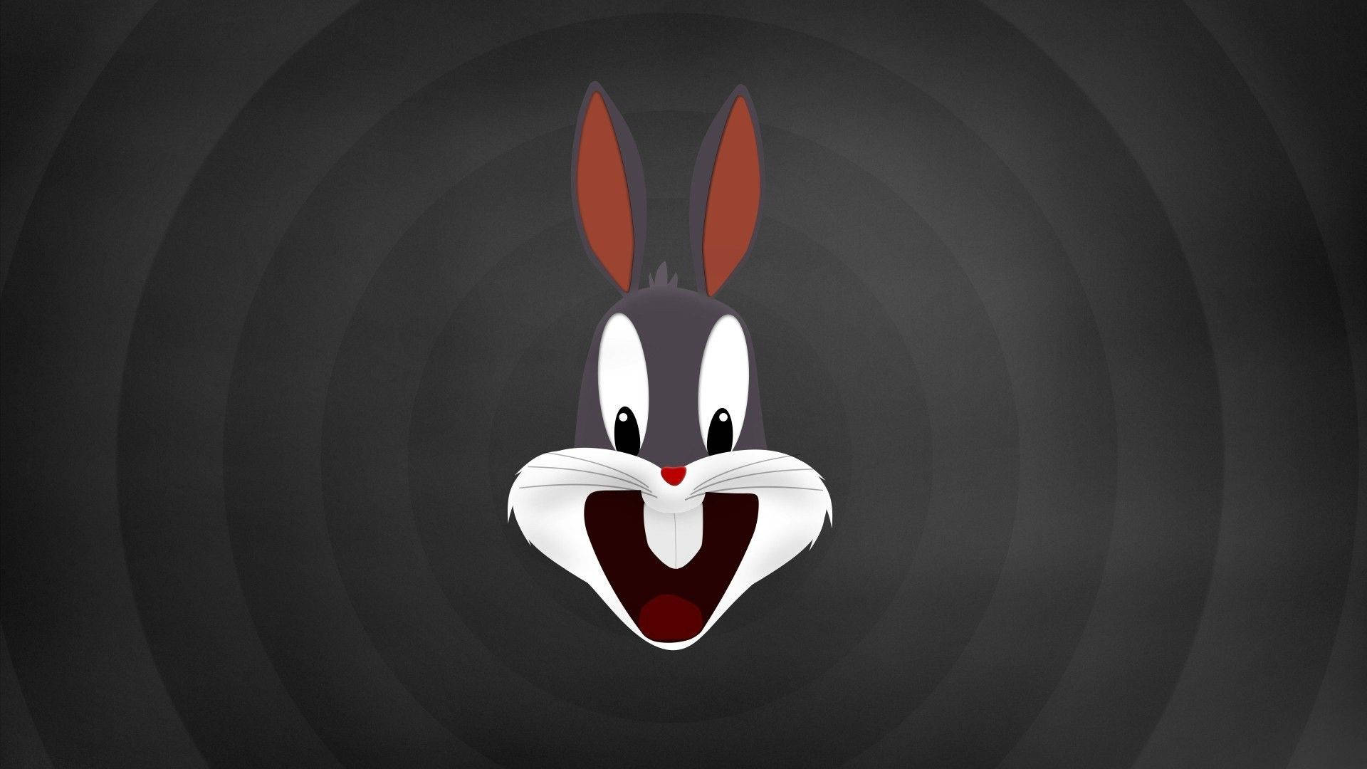 Bugs Bunny On Dark Mode Background