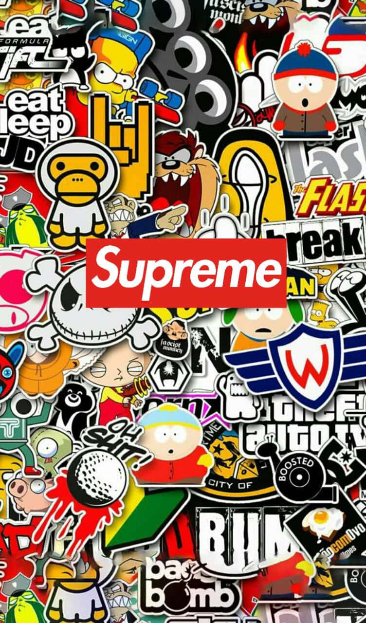 Bugs Bunny With Supreme Style. Background