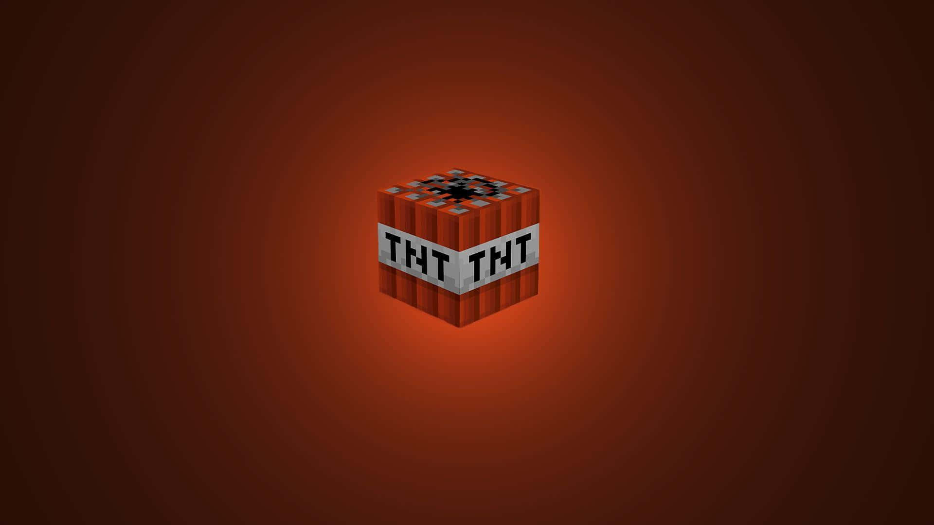 Build Your World With Minecraft Tnt Background