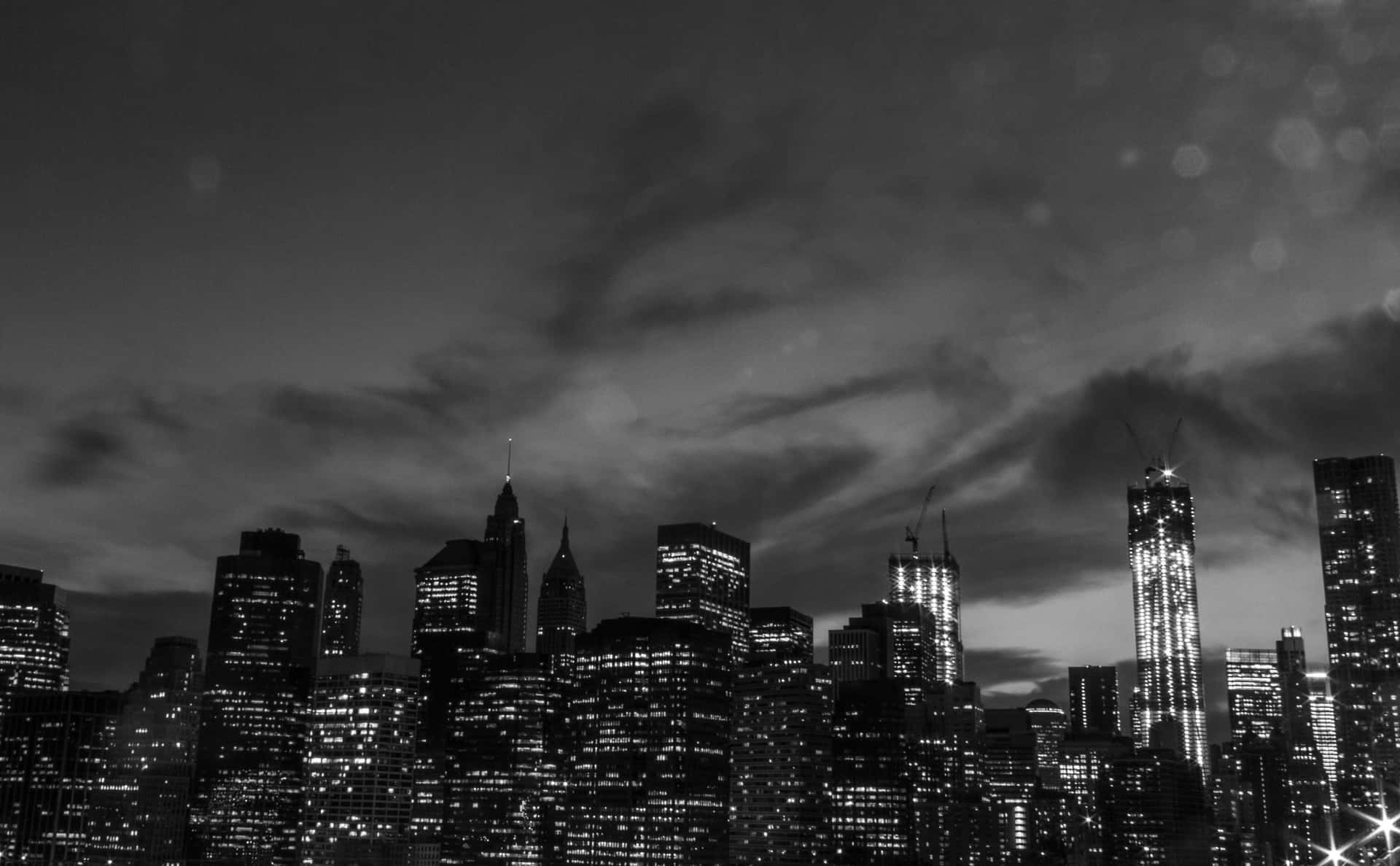 Buildings In Black And White