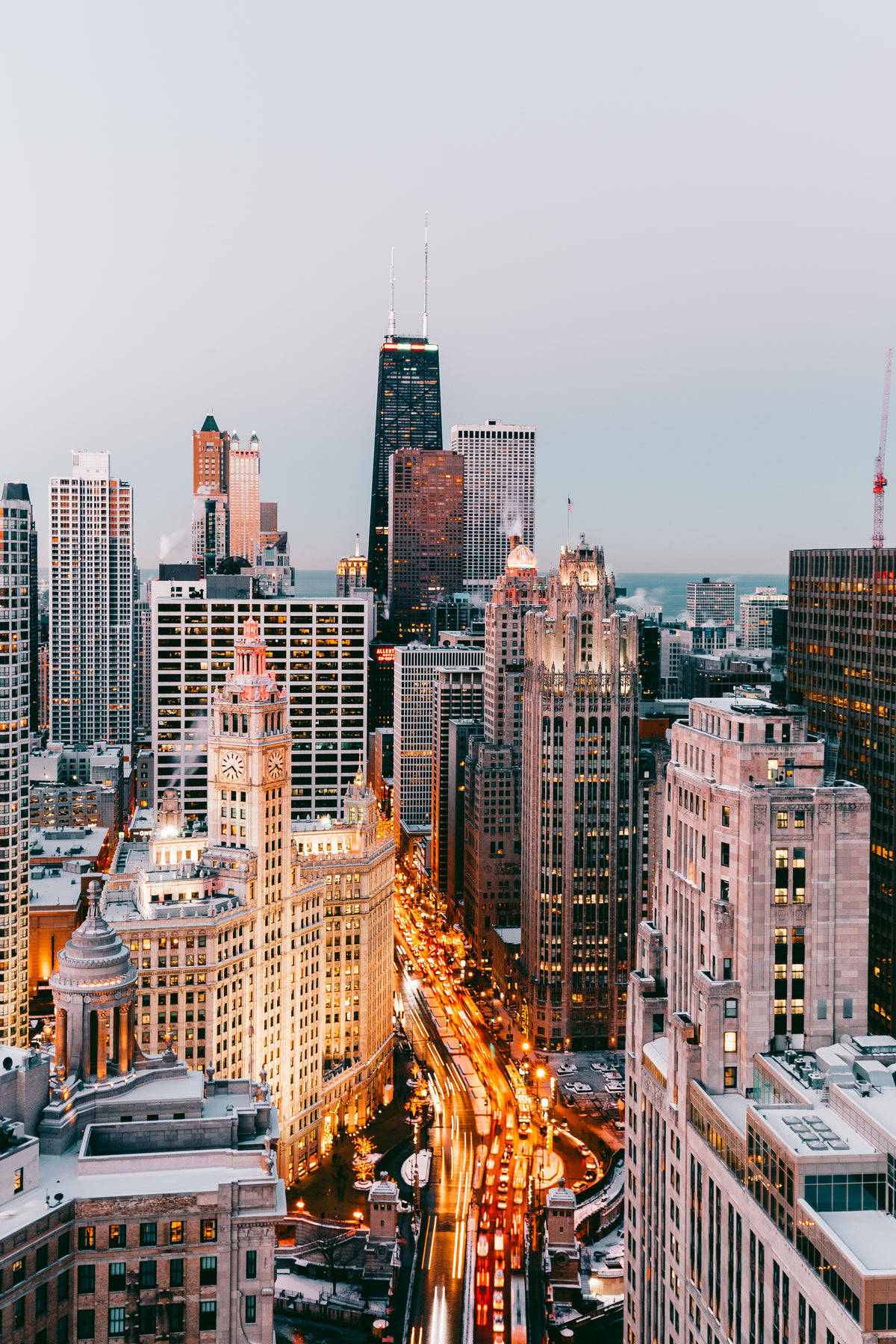 Buildings In Manhattan New York Background