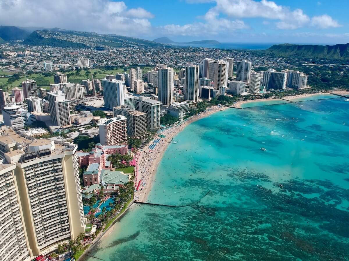 Buildings Near Oahu Beach