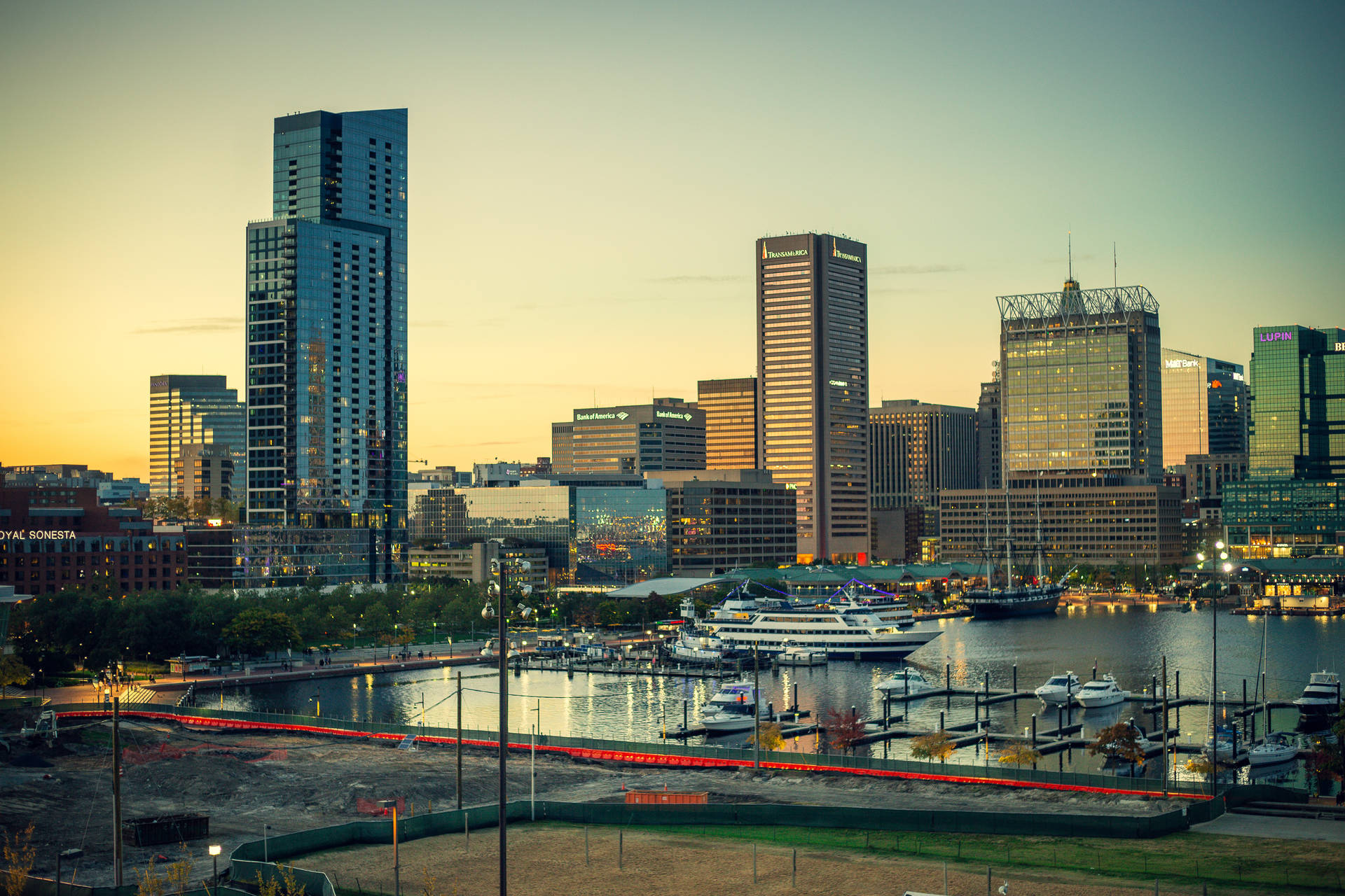 Buildings Of Baltimore Background