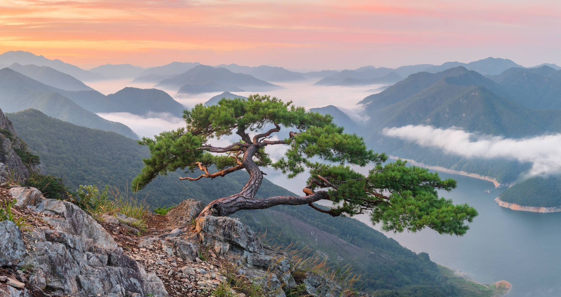 Bukhansan National Park South Korea Background