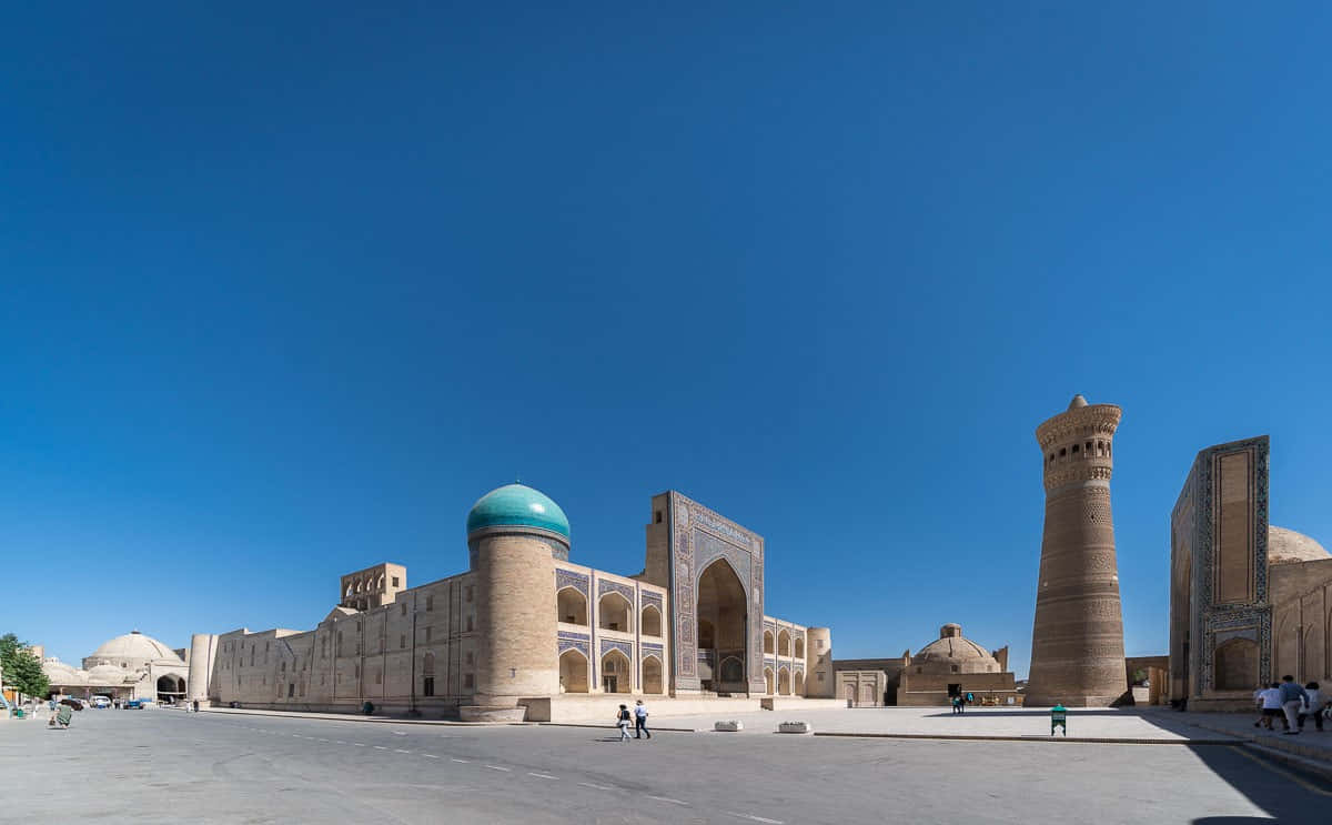 Bukhara Po-i-kalyan Mosque Complex Background