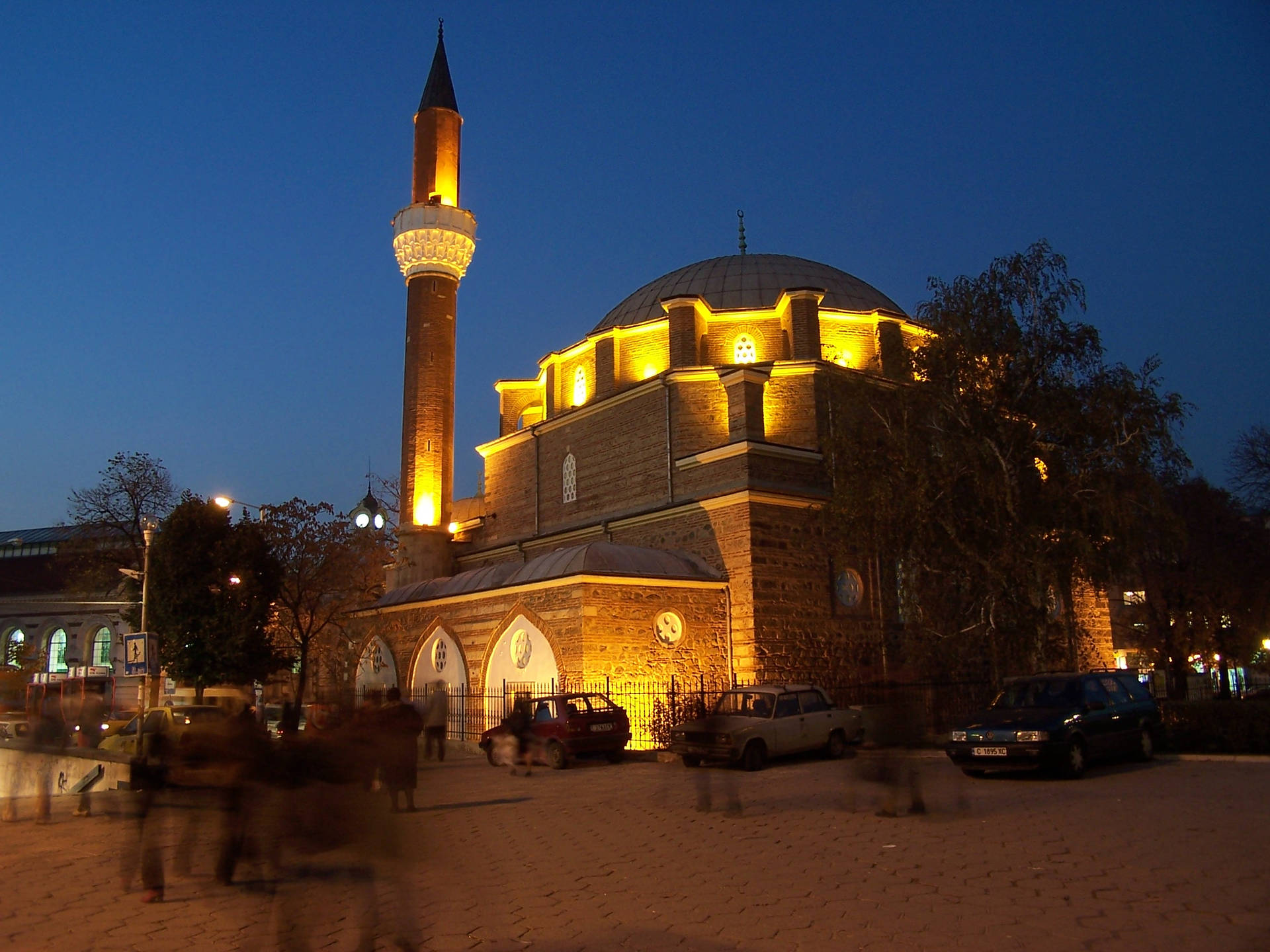 Bulgaria Banya Bashi Mosque Background