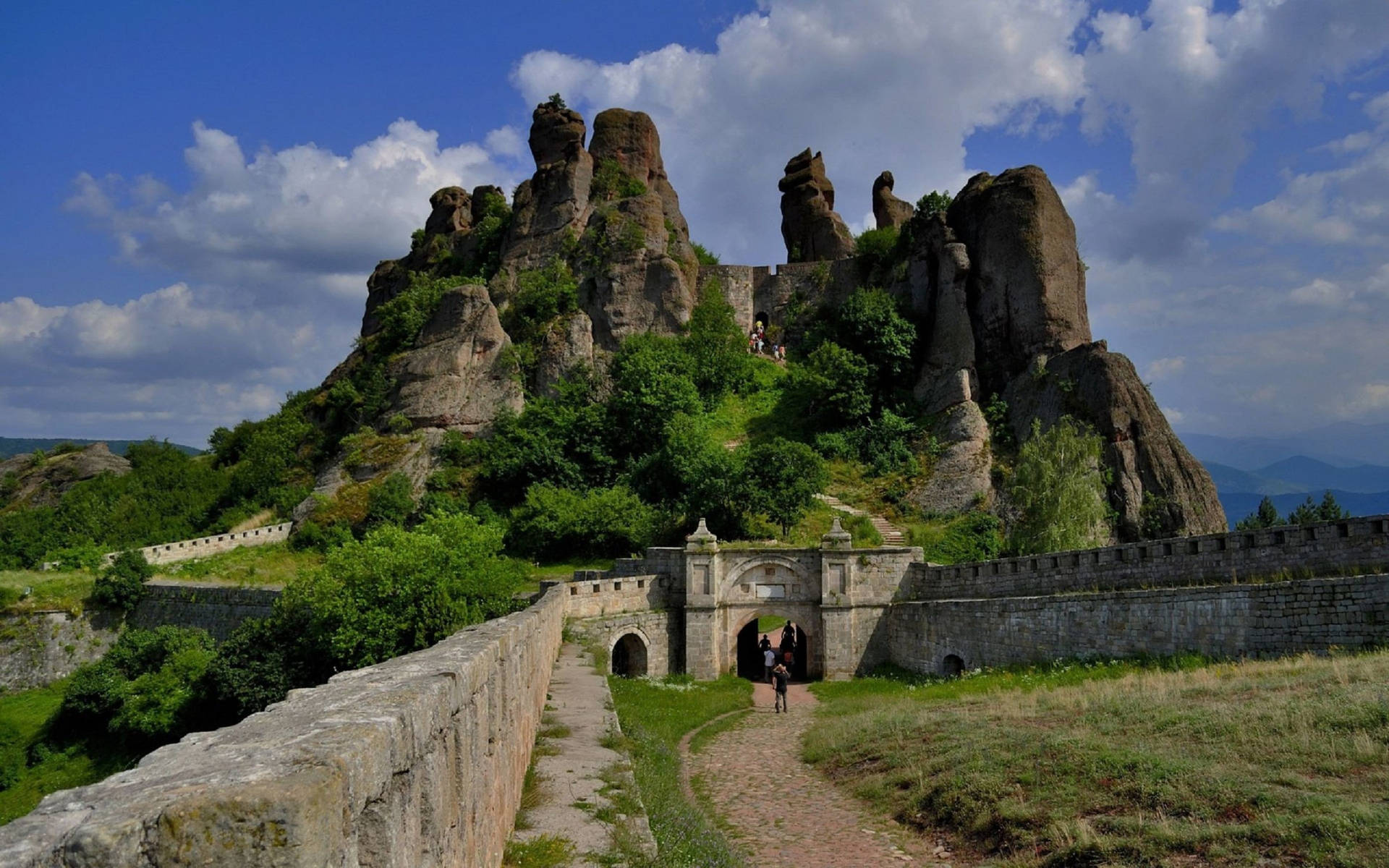 Bulgaria Belogradchik Fortress Background