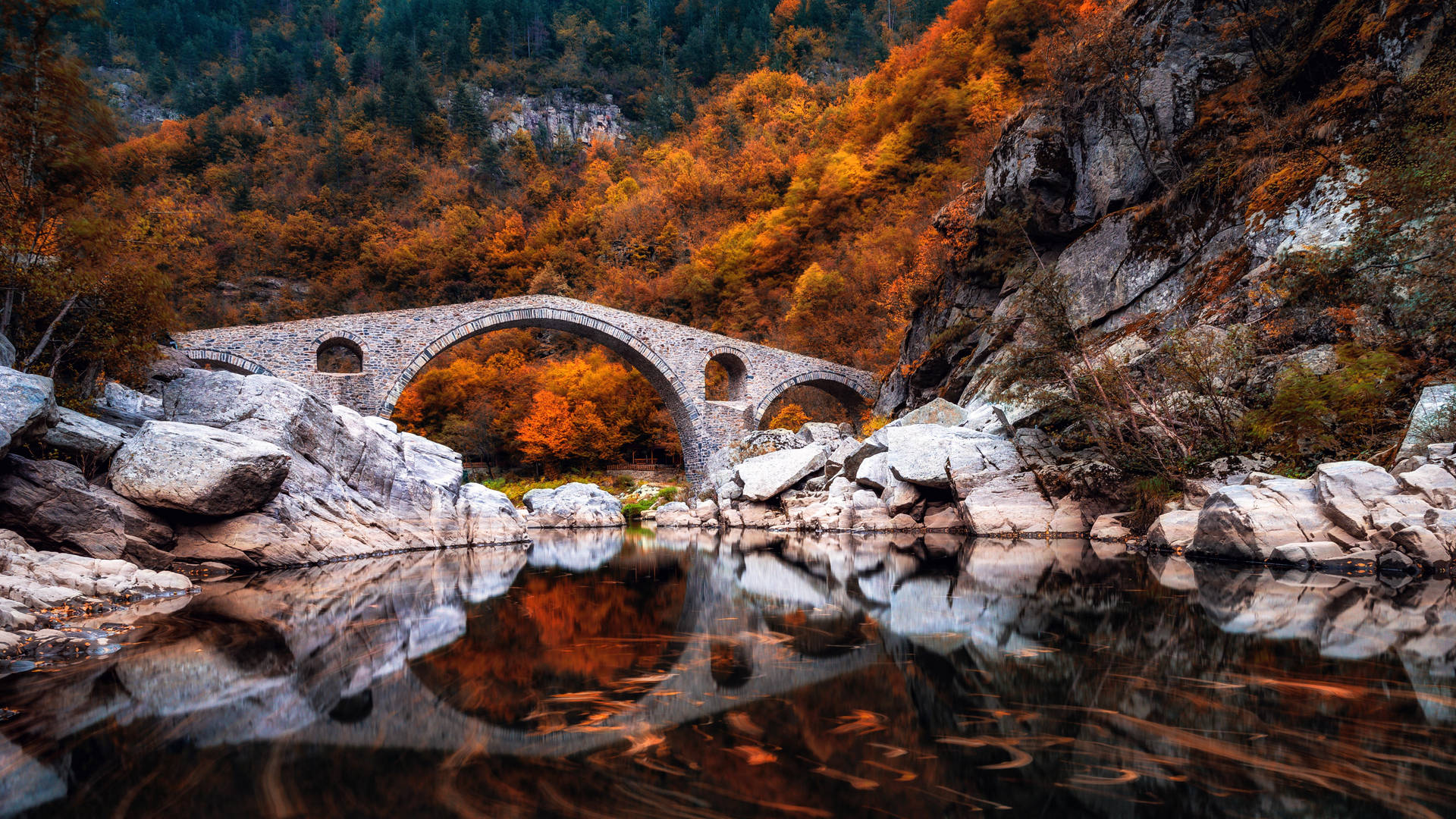 Bulgaria Devil's Bridge Background