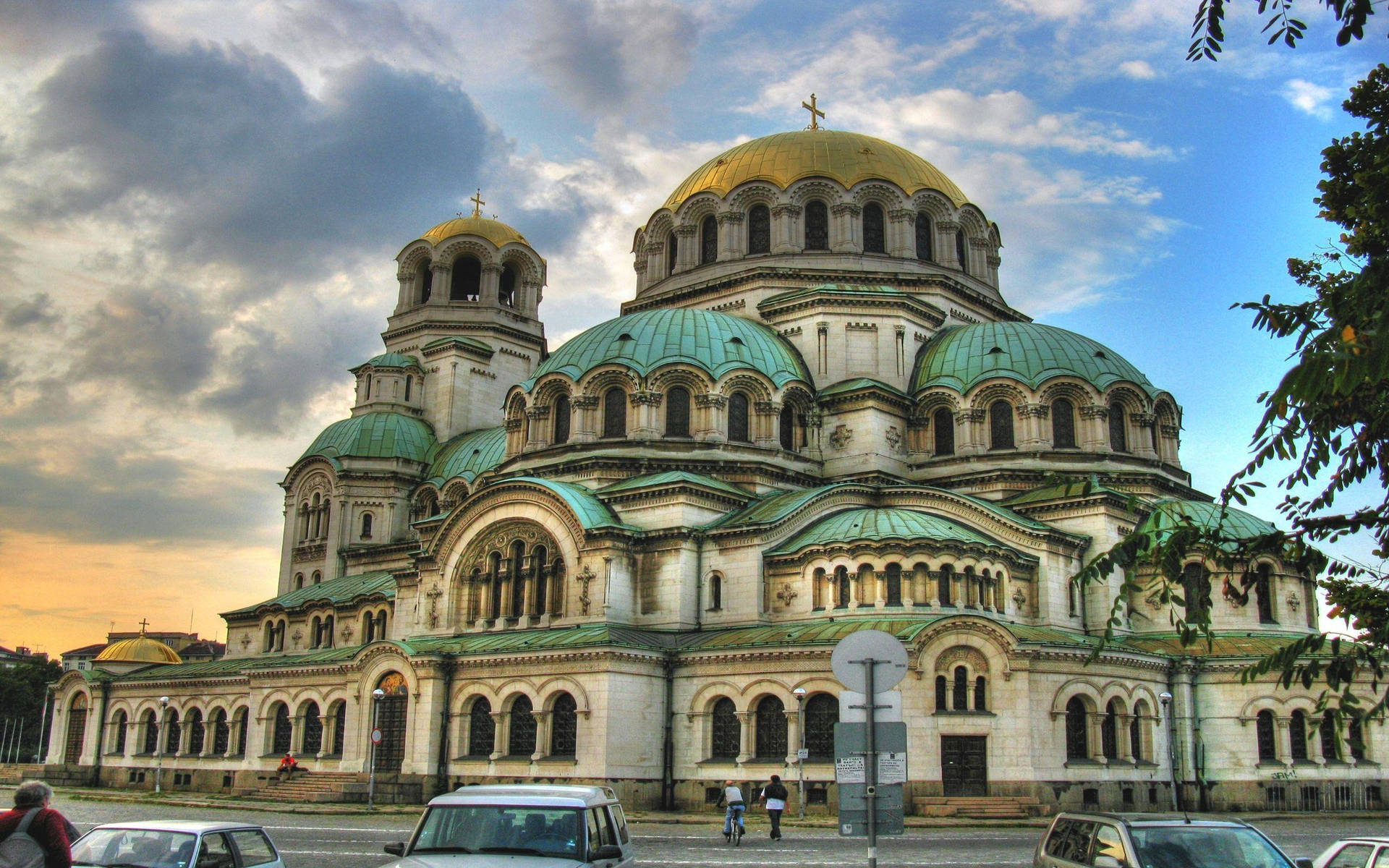 Bulgaria Sofia Cathedral Background