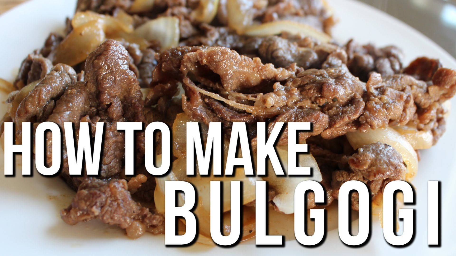 Bulgogi Onion Beef