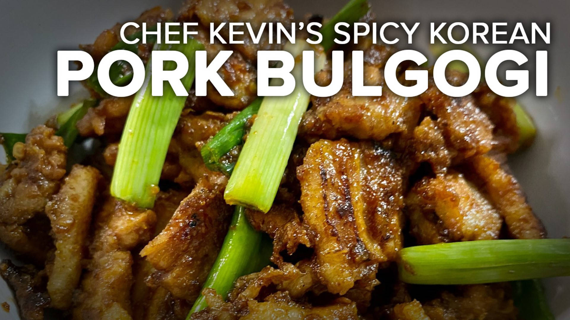 Bulgogi Spicy Chef Background