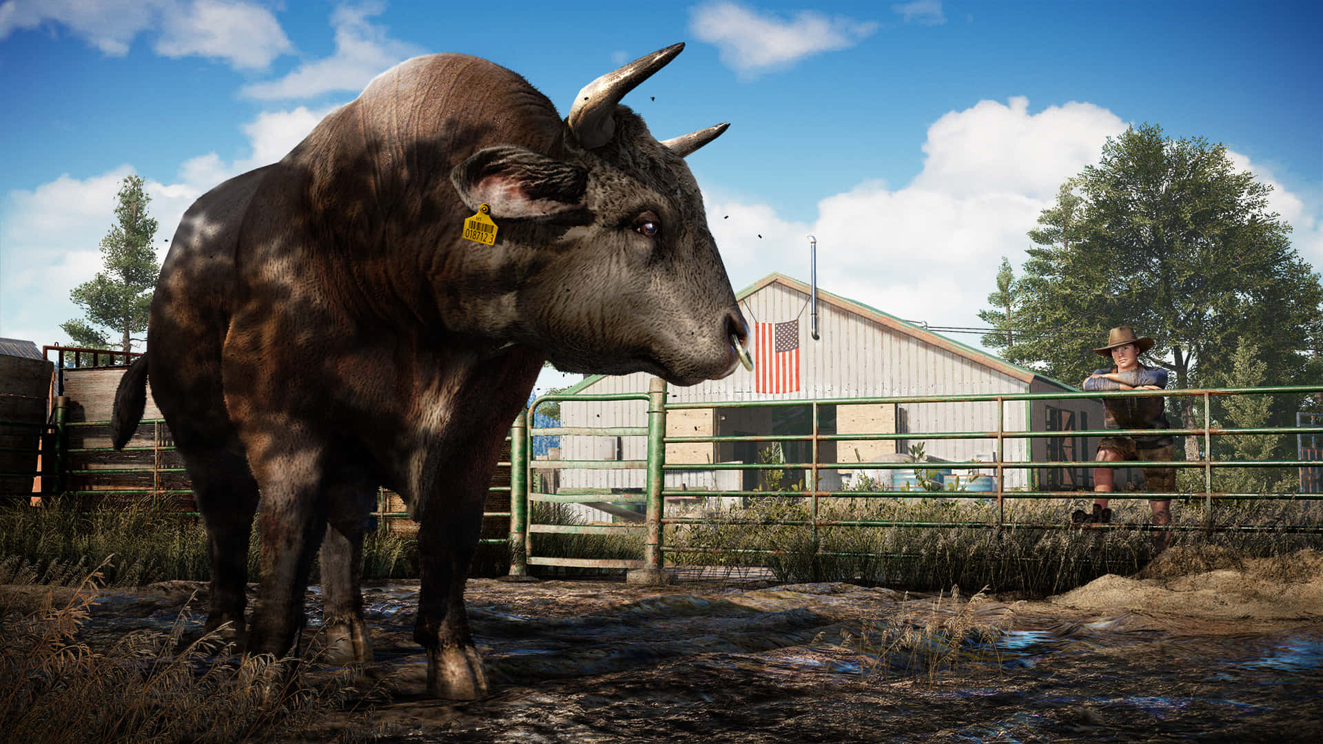 Bull Far Cry 5 4k Background