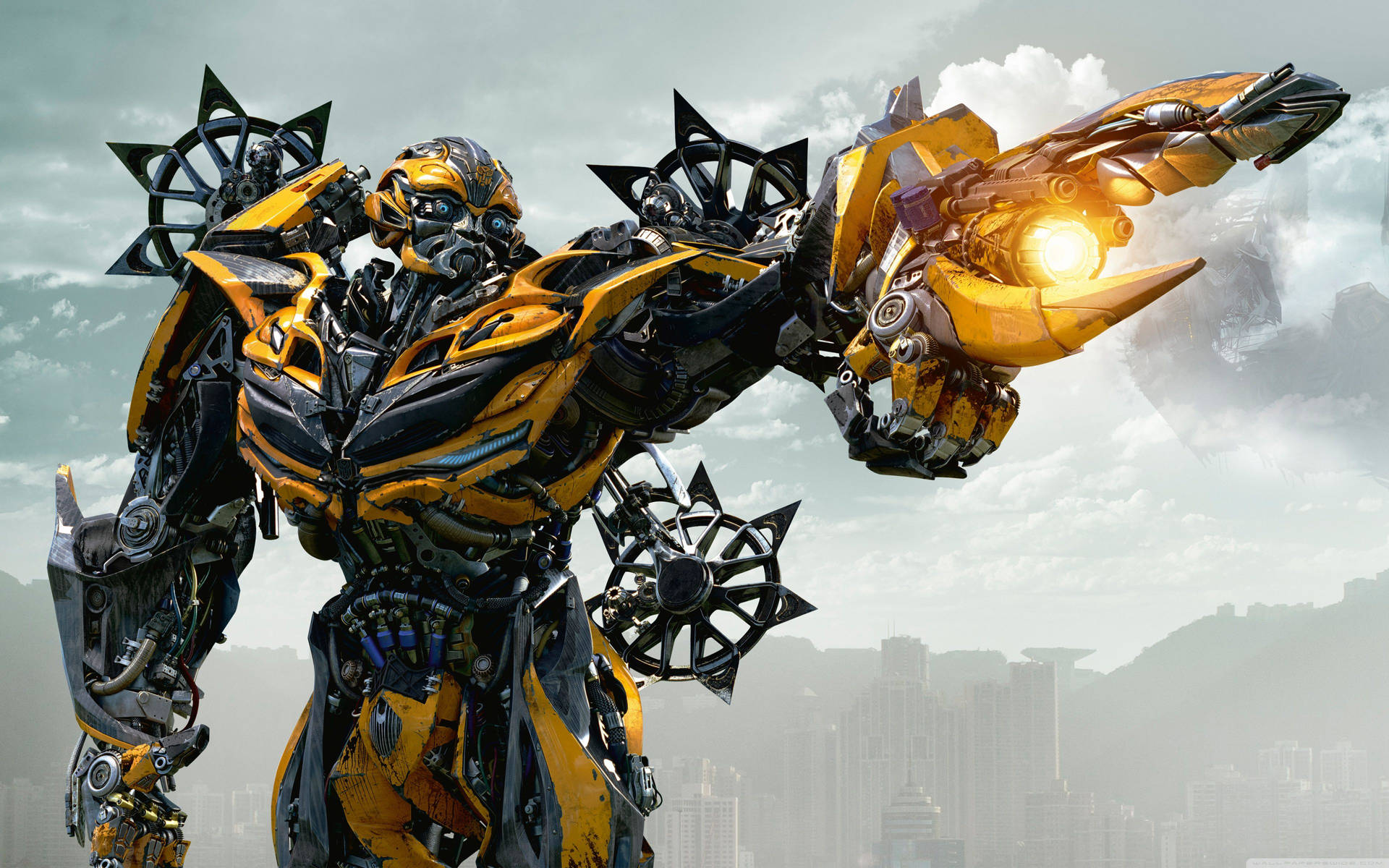 Bumblebee In Transformers 4 Background