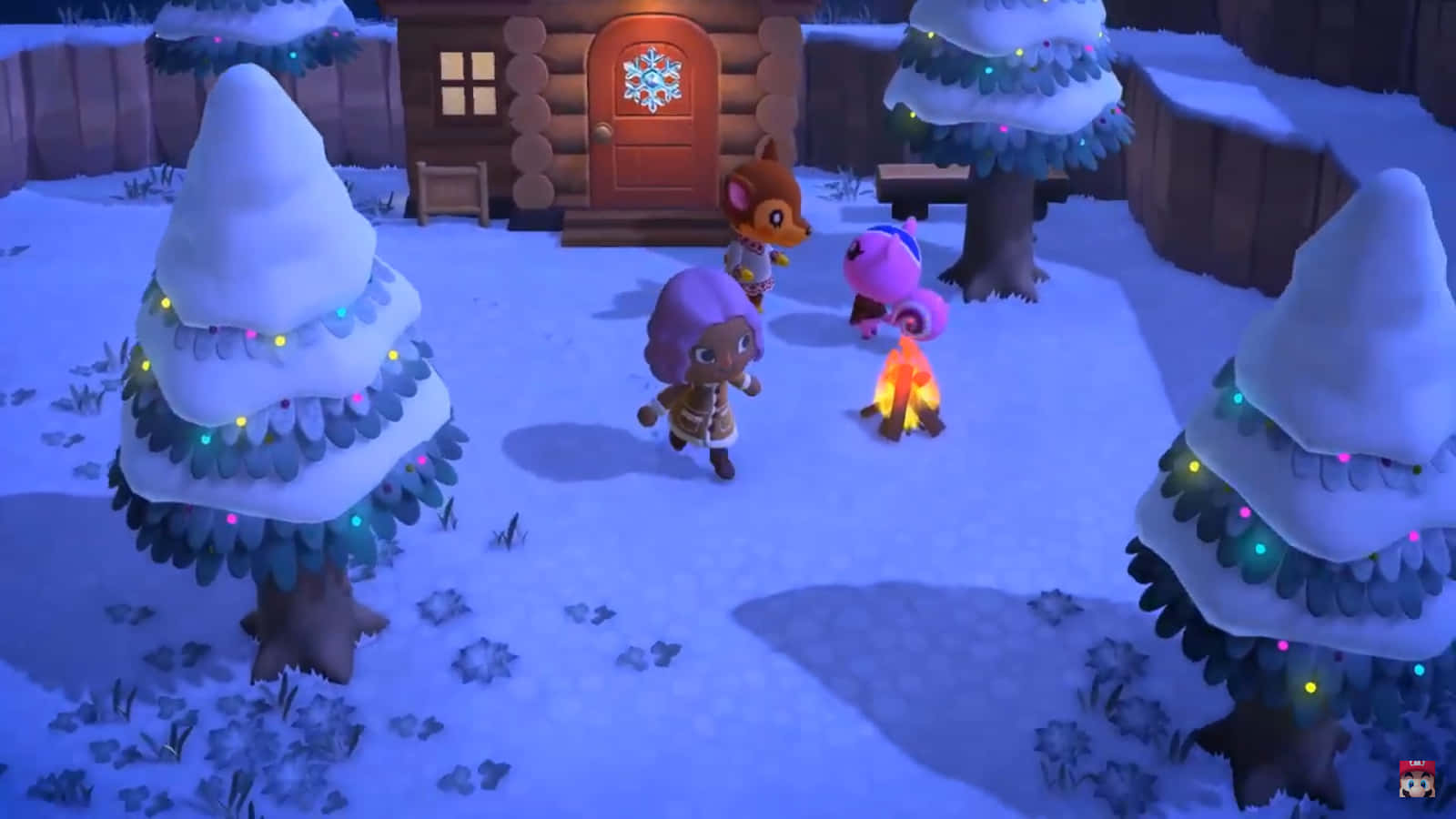 Bundle Up! Enjoy A Winter Wonderland In Animal Crossing Background