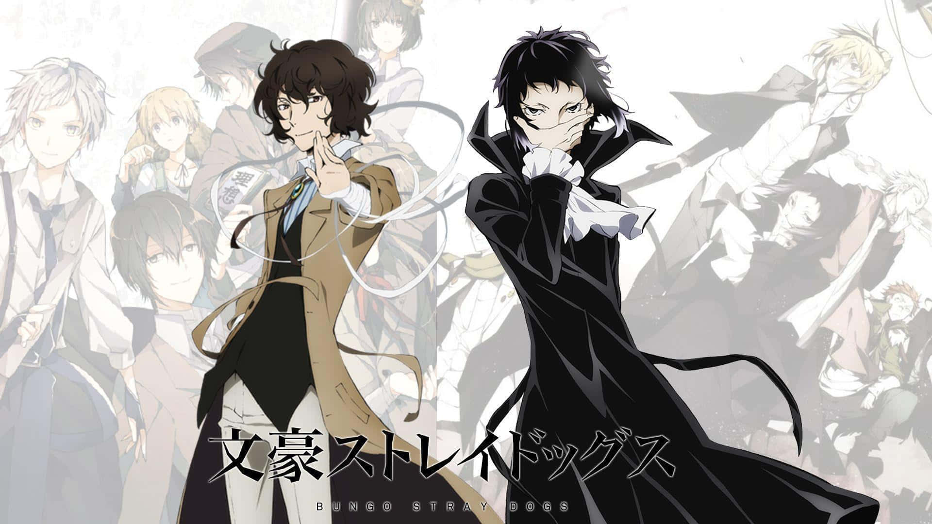 Bungou Stray Dogs - Join In The Thrilling Battle Of Superheroes Against Monsters Background