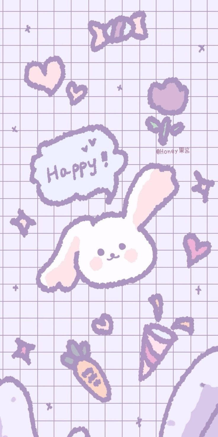 Bunny Pastel Purple Tumblr