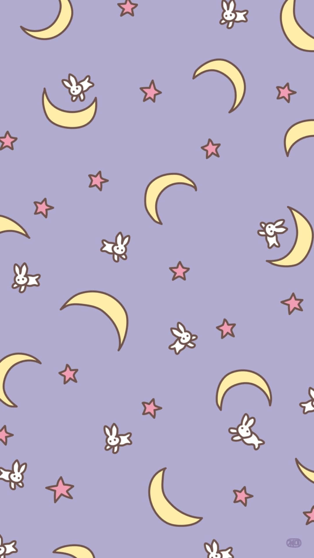Bunny Star Moon Sailor Moon Pattern