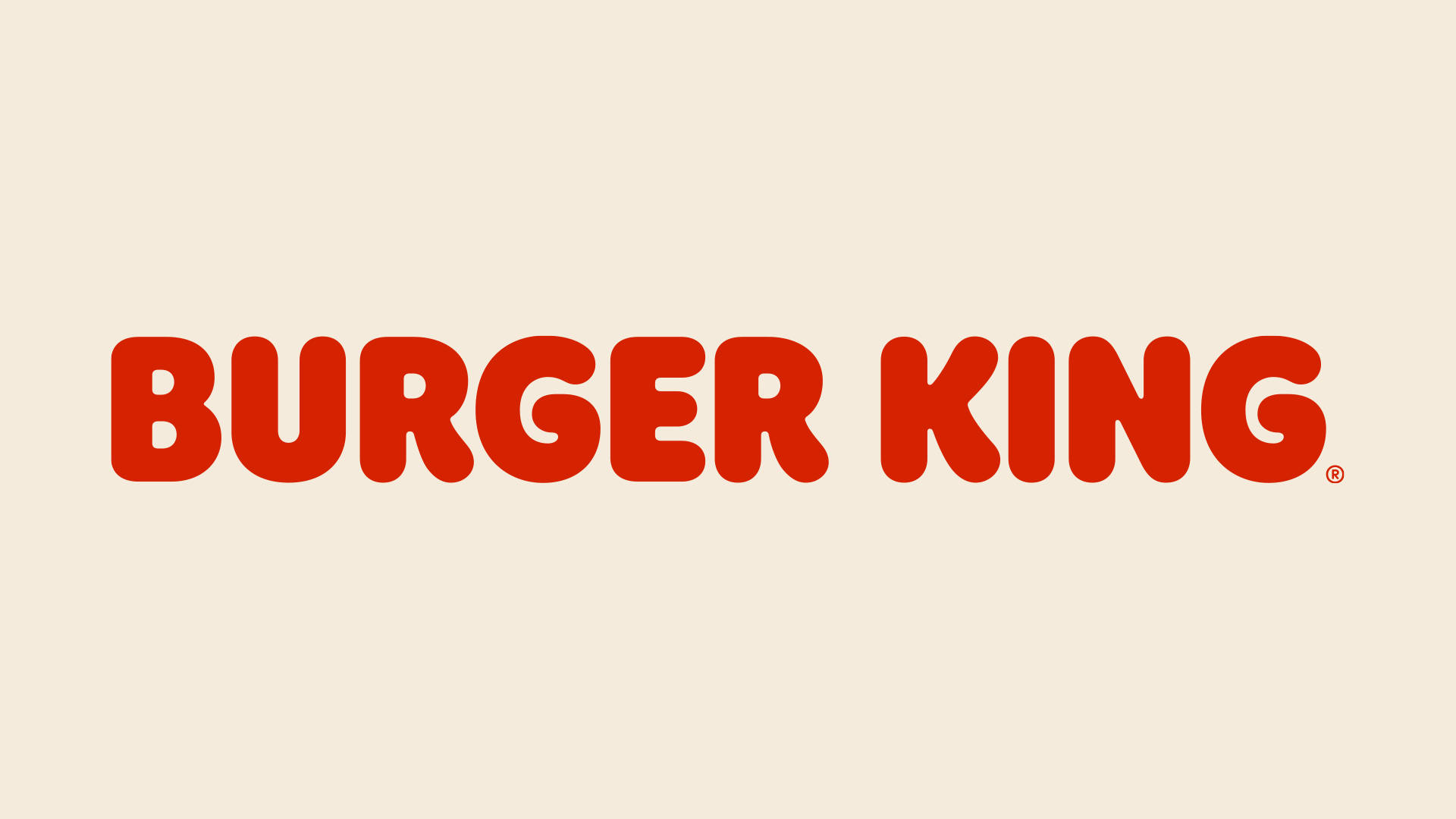 Burger King Minimalist Word Mark