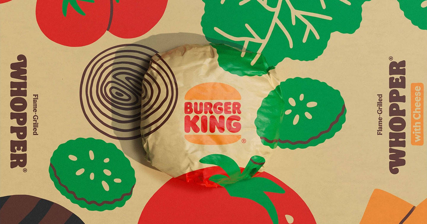 Burger King Whopper Art Background