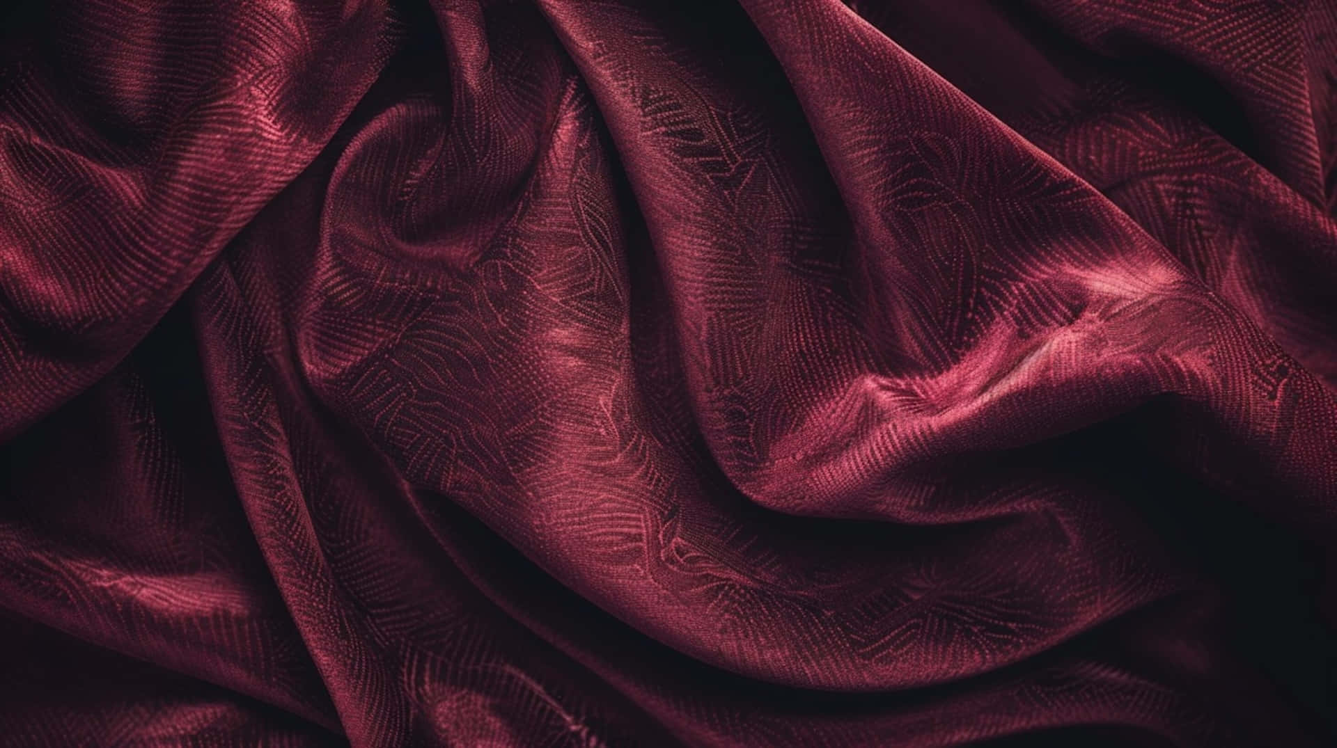 Burgundy Fabric Texture Elegance