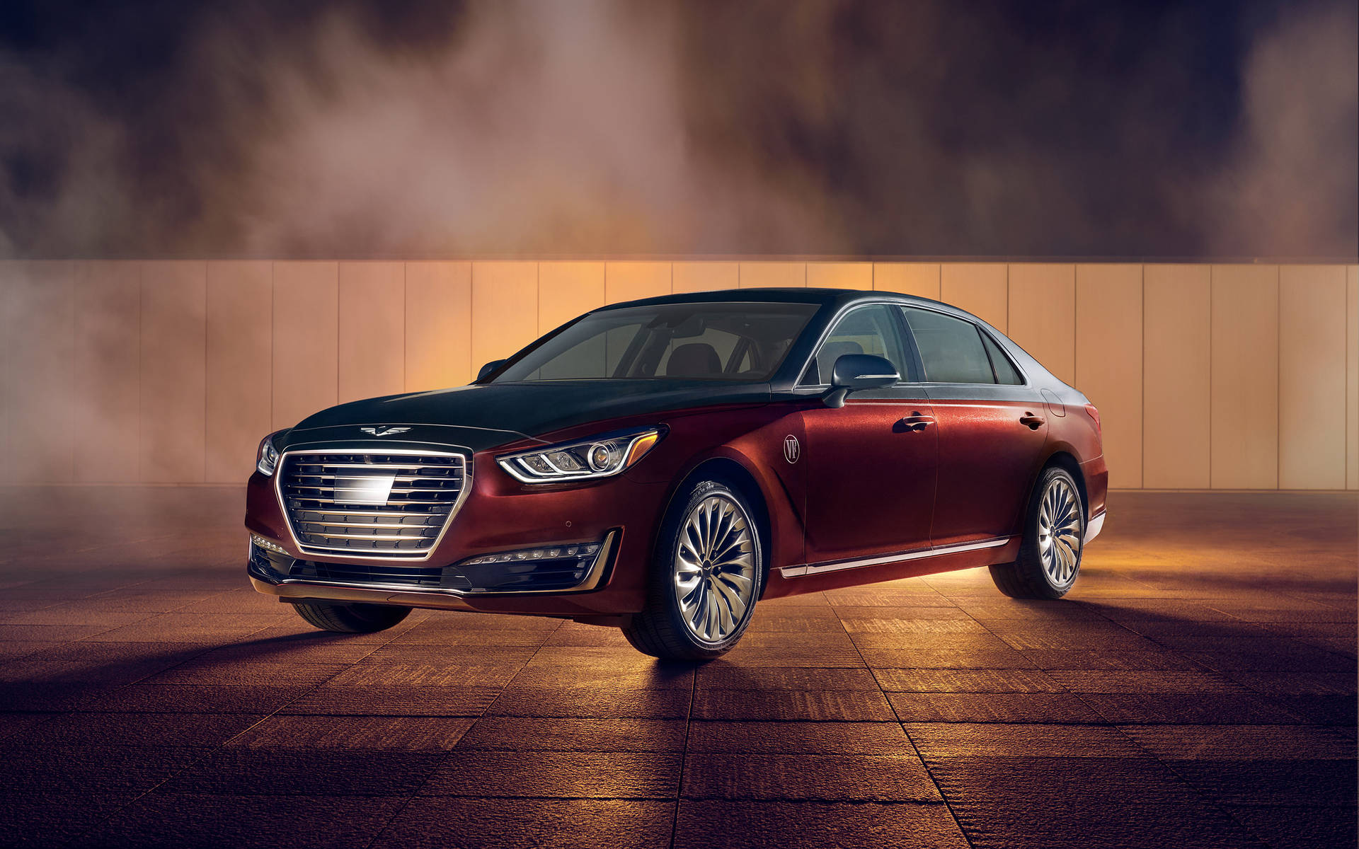 Burgundy Hyundai Genesis G90