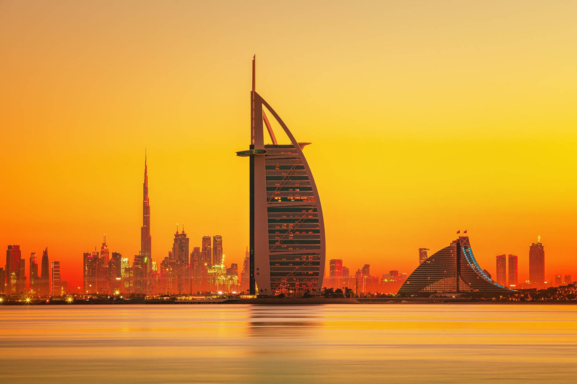 Burj Al Arab In The Uae Background