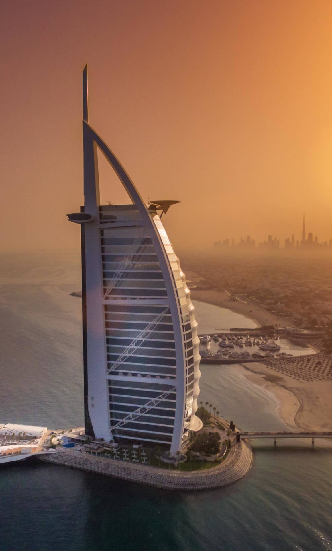 Burj Al Arab Portrait Background