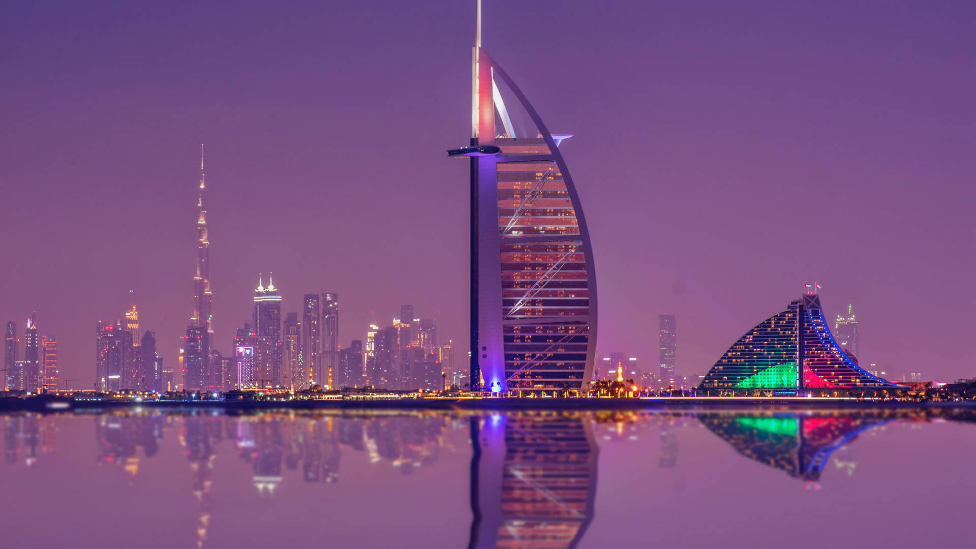 Burj Al Arab Purple