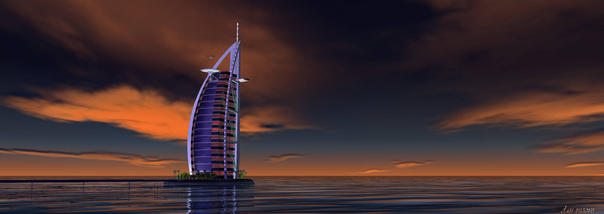 Burj Al Arab Super Wide