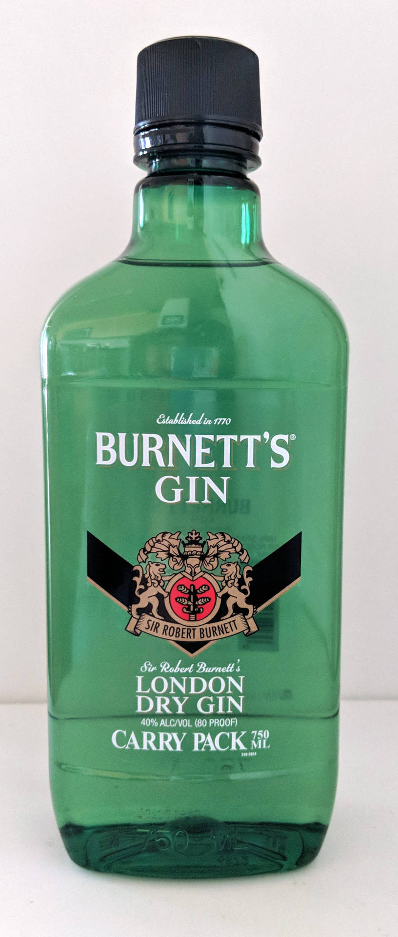 Burnett's Gin Carry Pack Bottle Background