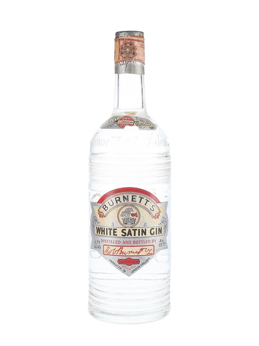 Burnett's White Satin Gin Background