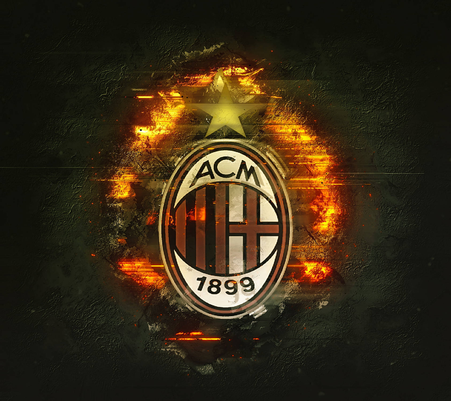 Burning Ac Milan Background